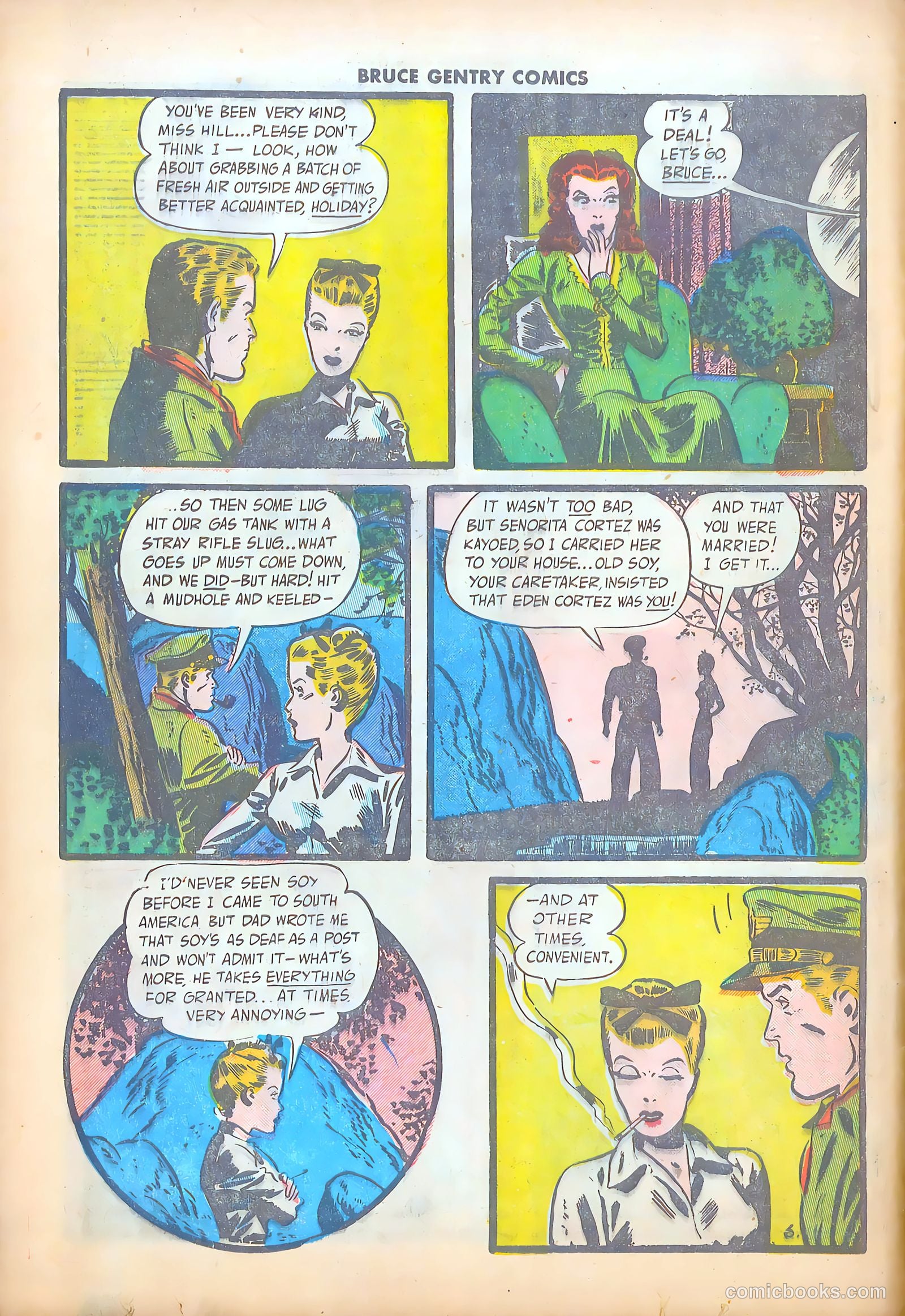 Bruce Gentry Comics #2 (1948) — page 16 of 36
