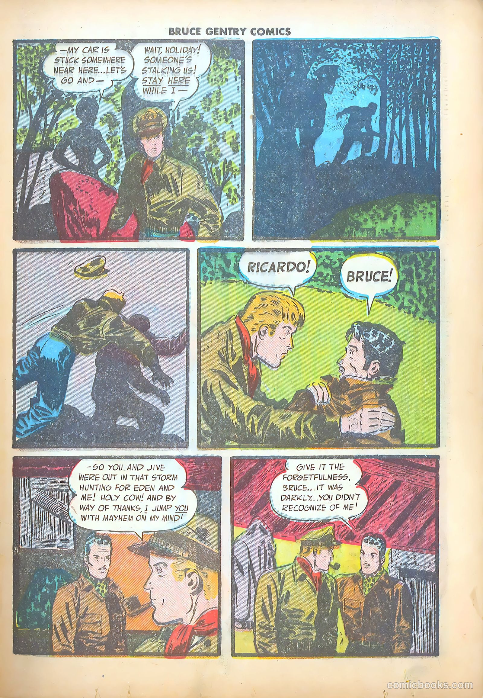 Bruce Gentry Comics #2 (1948) — page 17 of 36
