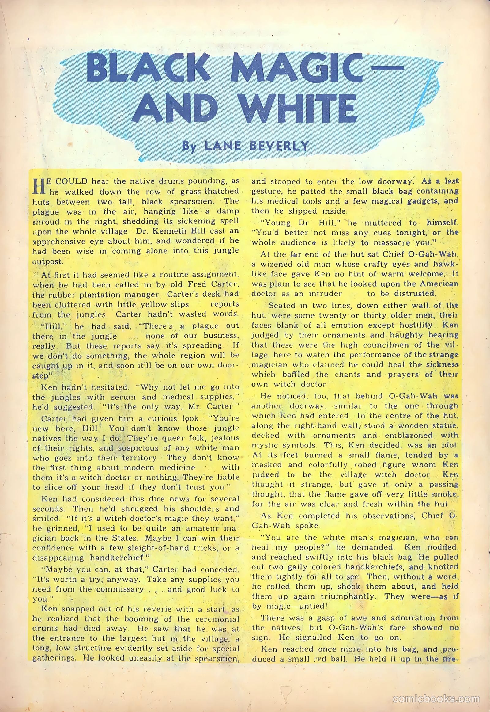Bruce Gentry Comics #2 (1948) — page 19 of 36