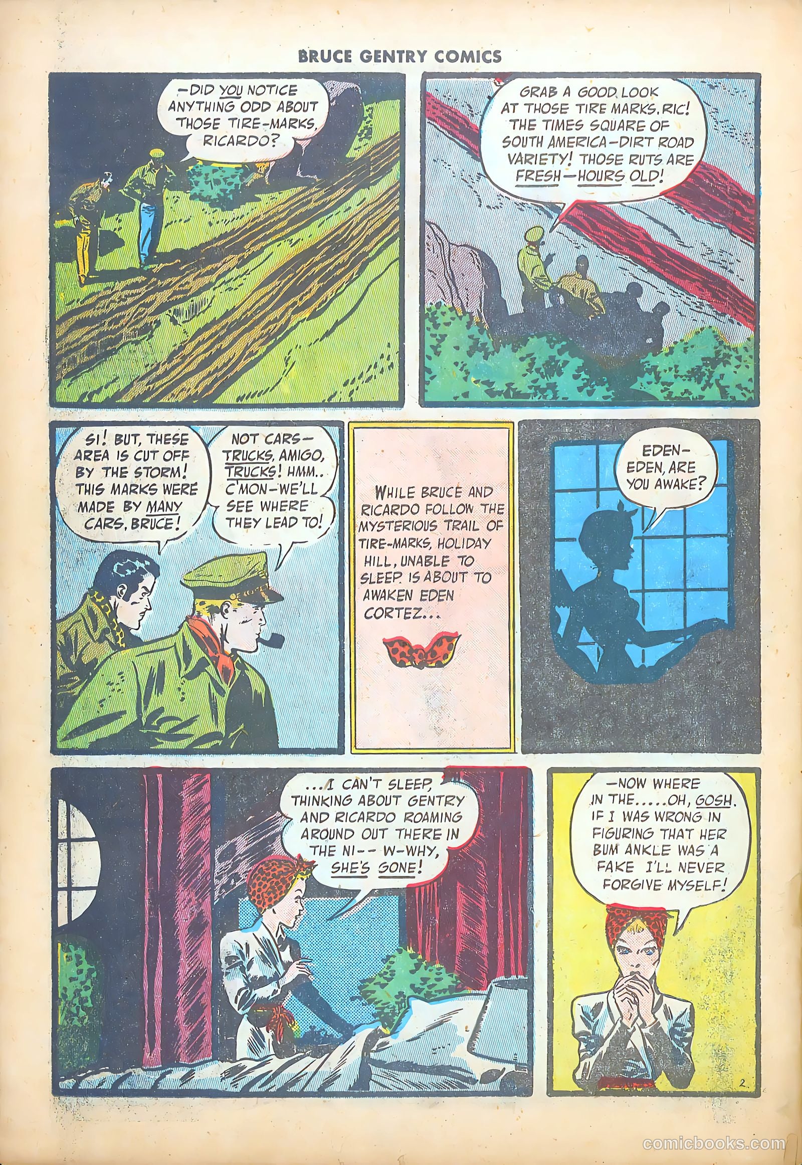 Bruce Gentry Comics #2 (1948) — page 22 of 36