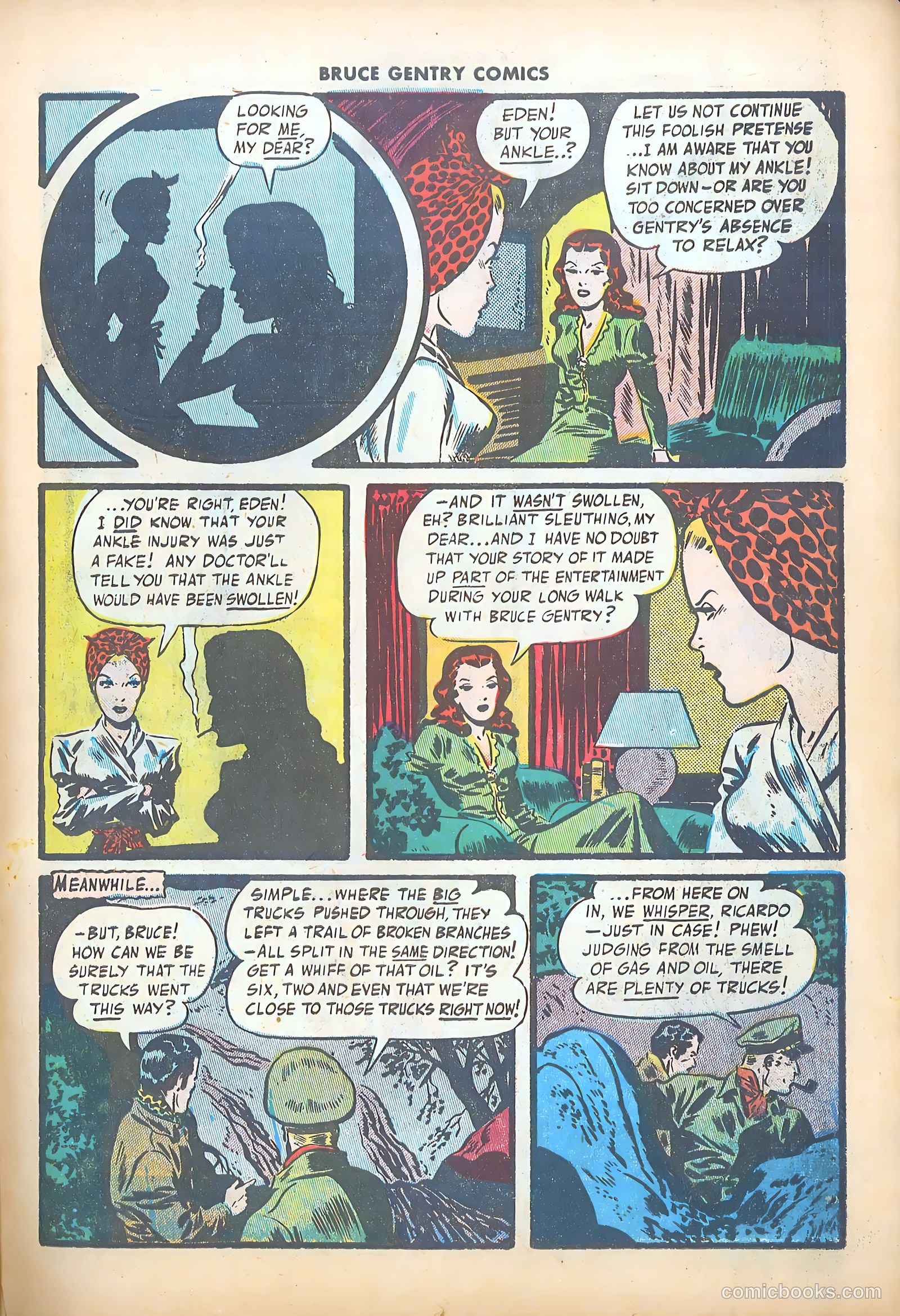 Bruce Gentry Comics #2 (1948) — page 23 of 36