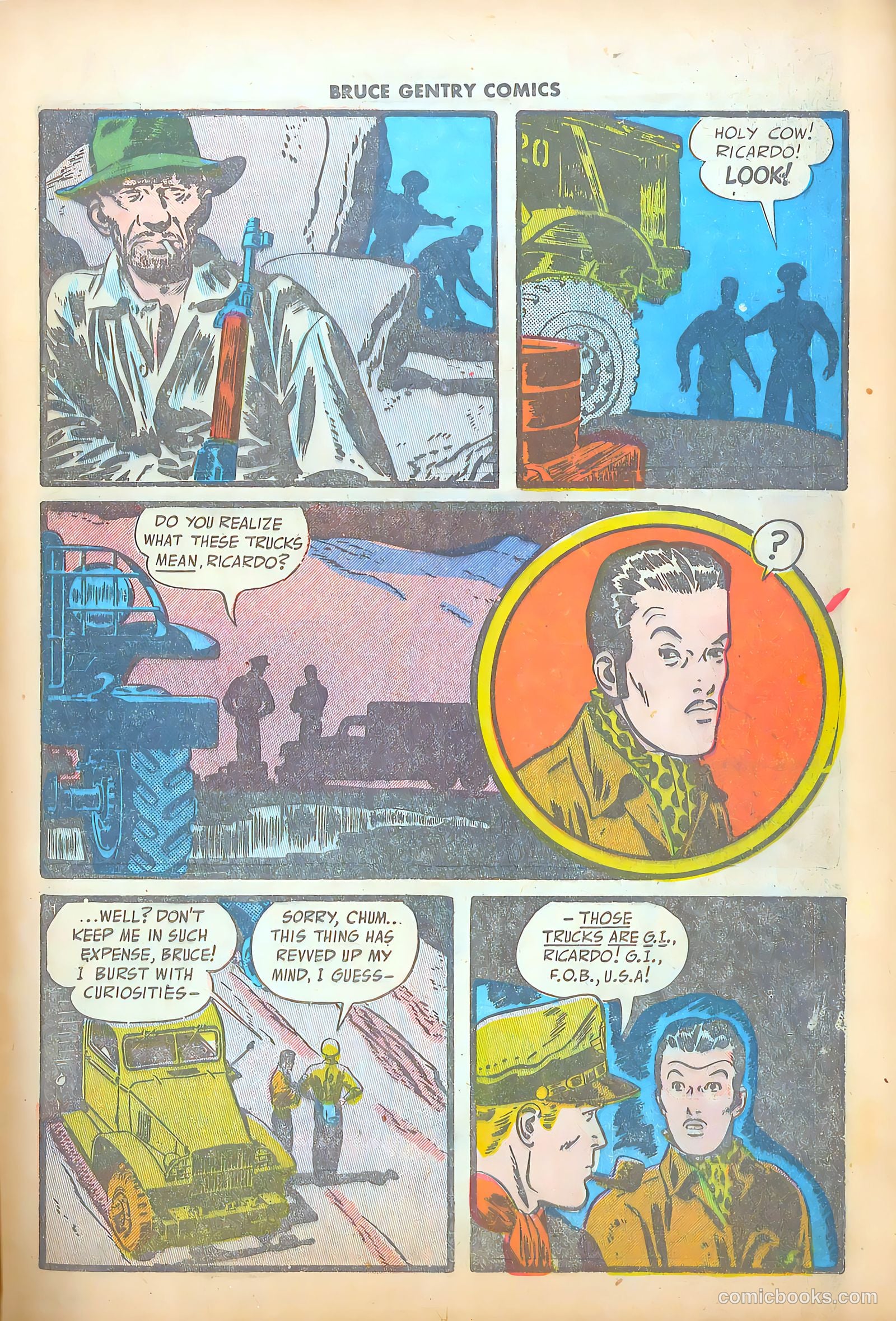 Bruce Gentry Comics #2 (1948) — page 25 of 36