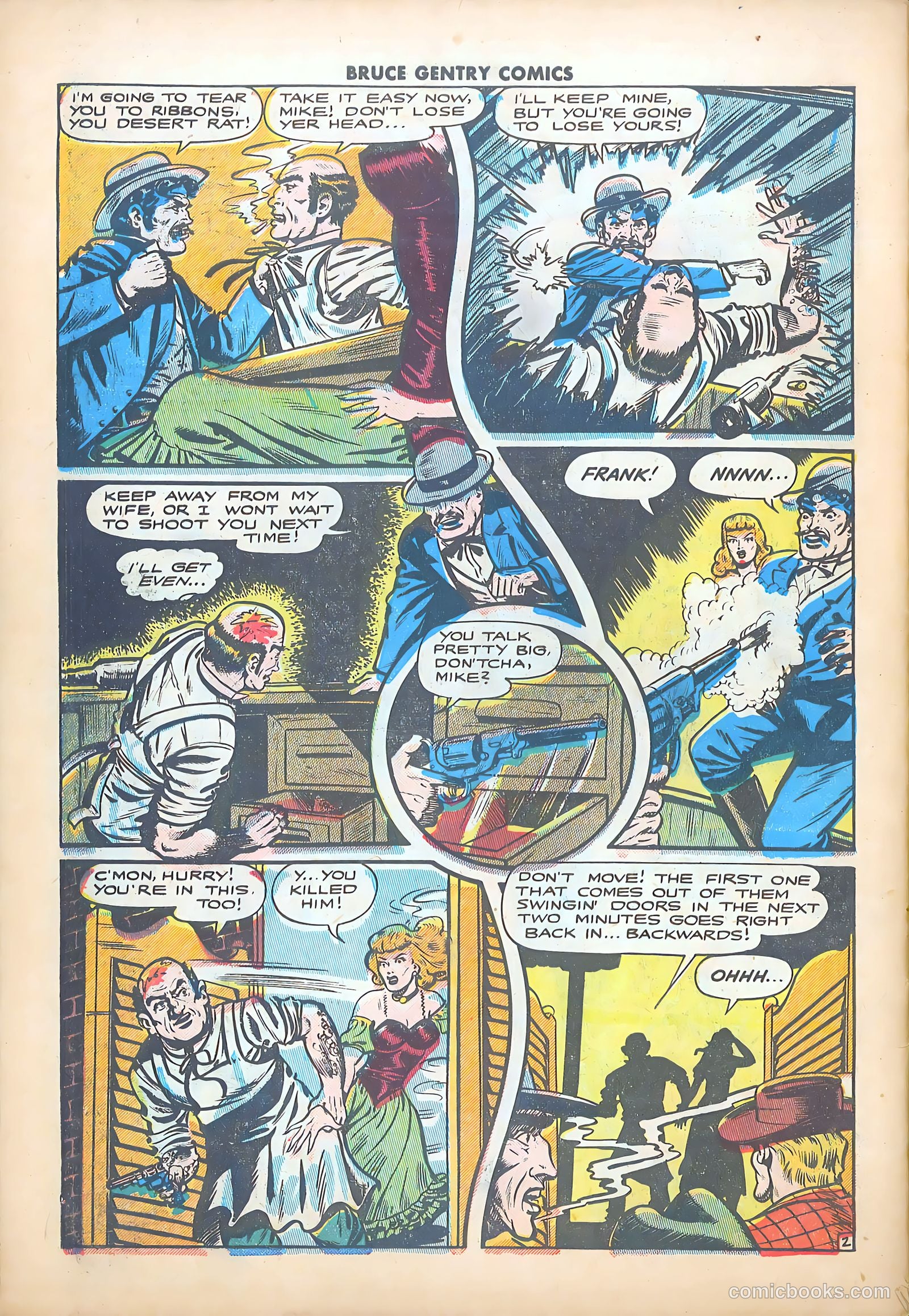Bruce Gentry Comics #2 (1948) — page 30 of 36
