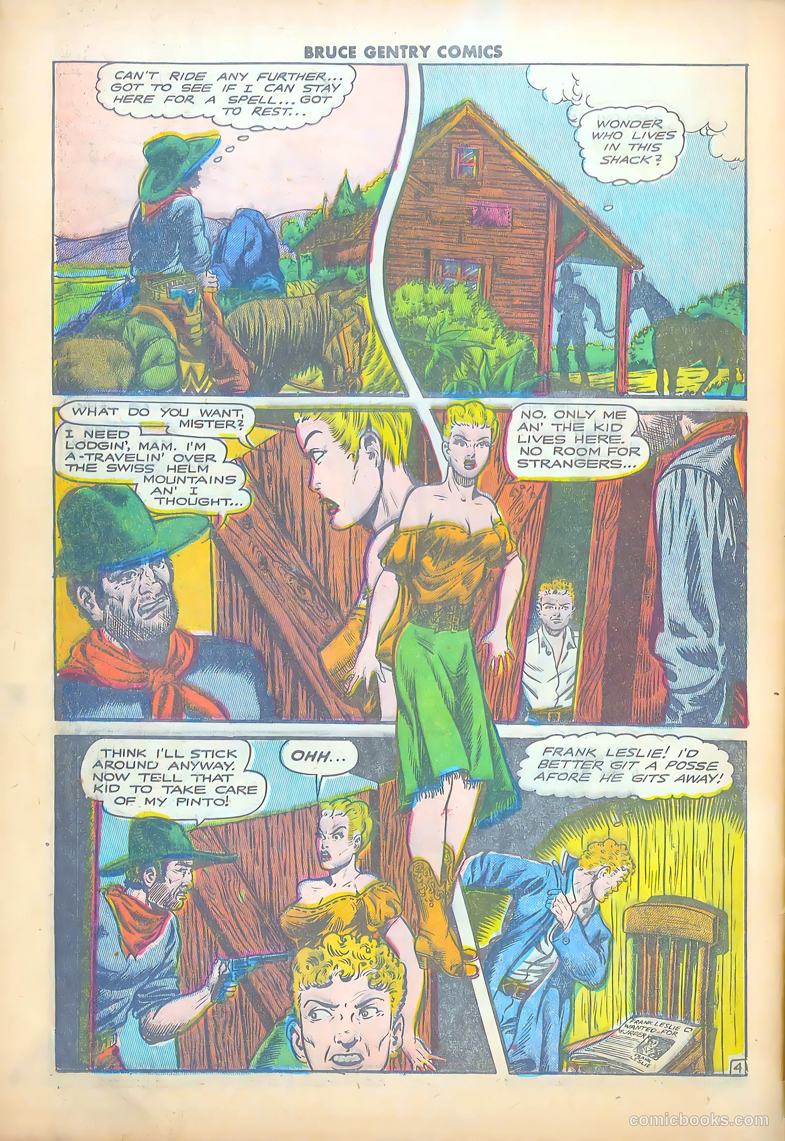 Bruce Gentry Comics #2 (1948) — page 32 of 36