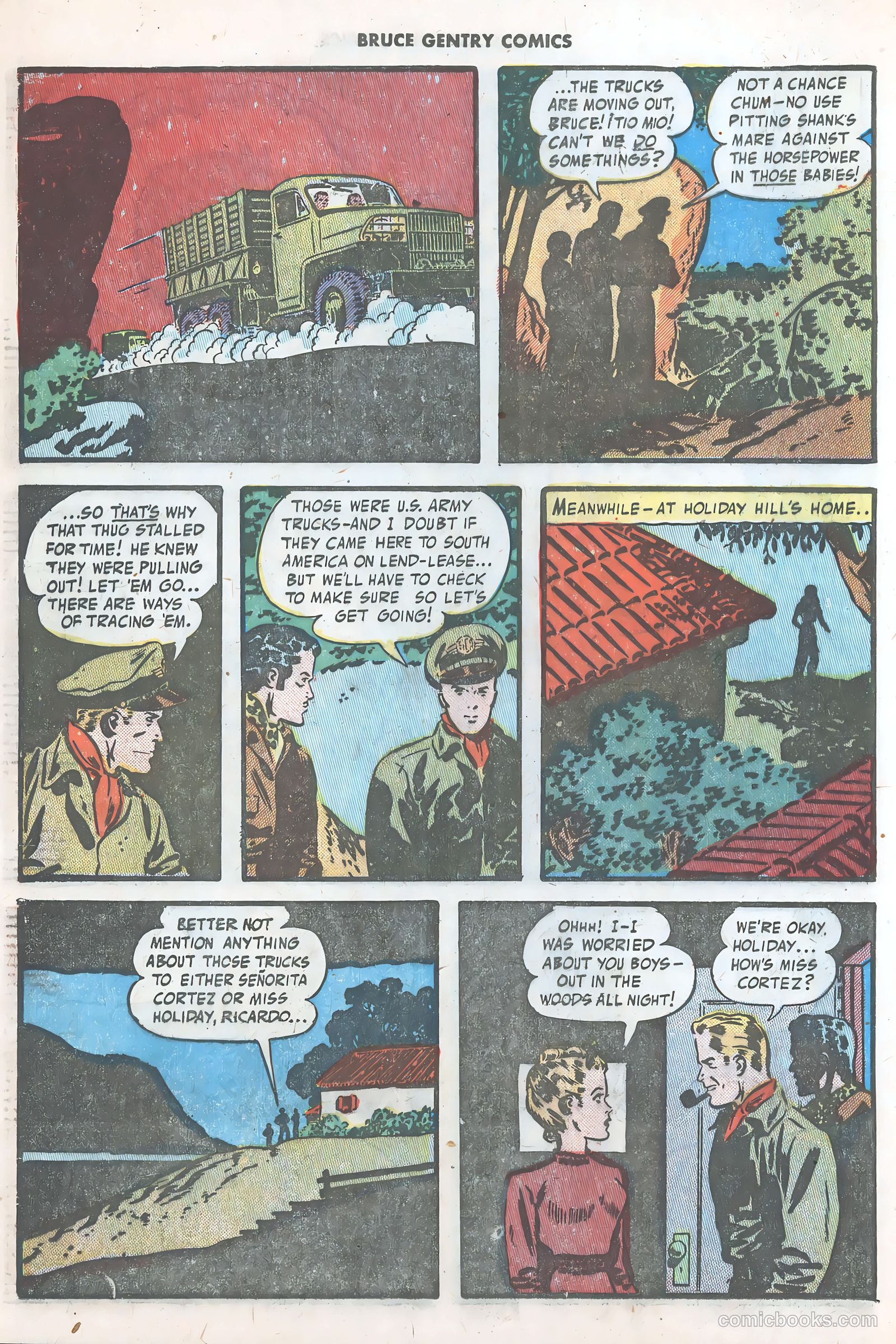 Bruce Gentry Comics #3 (1949) — page 4 of 36