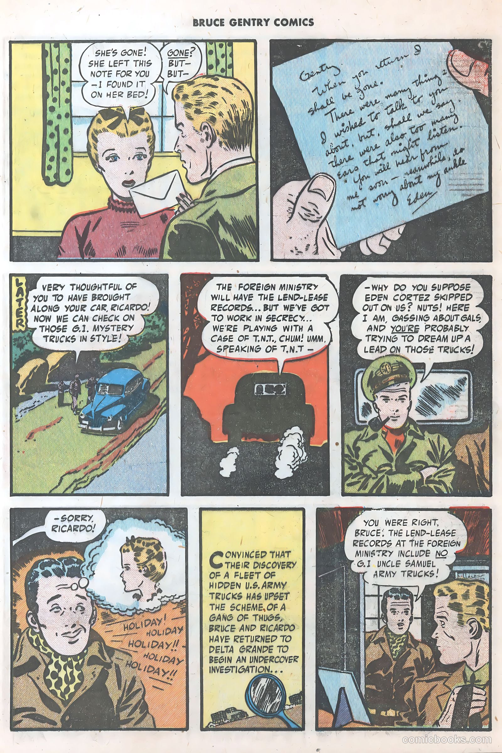 Bruce Gentry Comics #3 (1949) — page 5 of 36