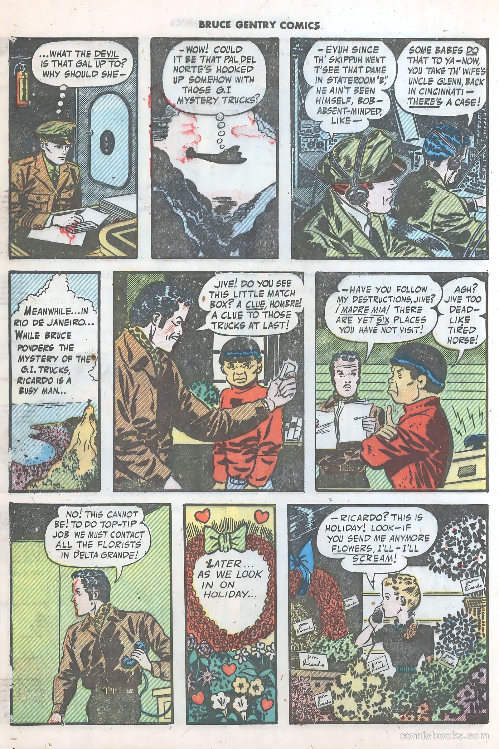 Bruce Gentry Comics #3 (1949) — page 8 of 36