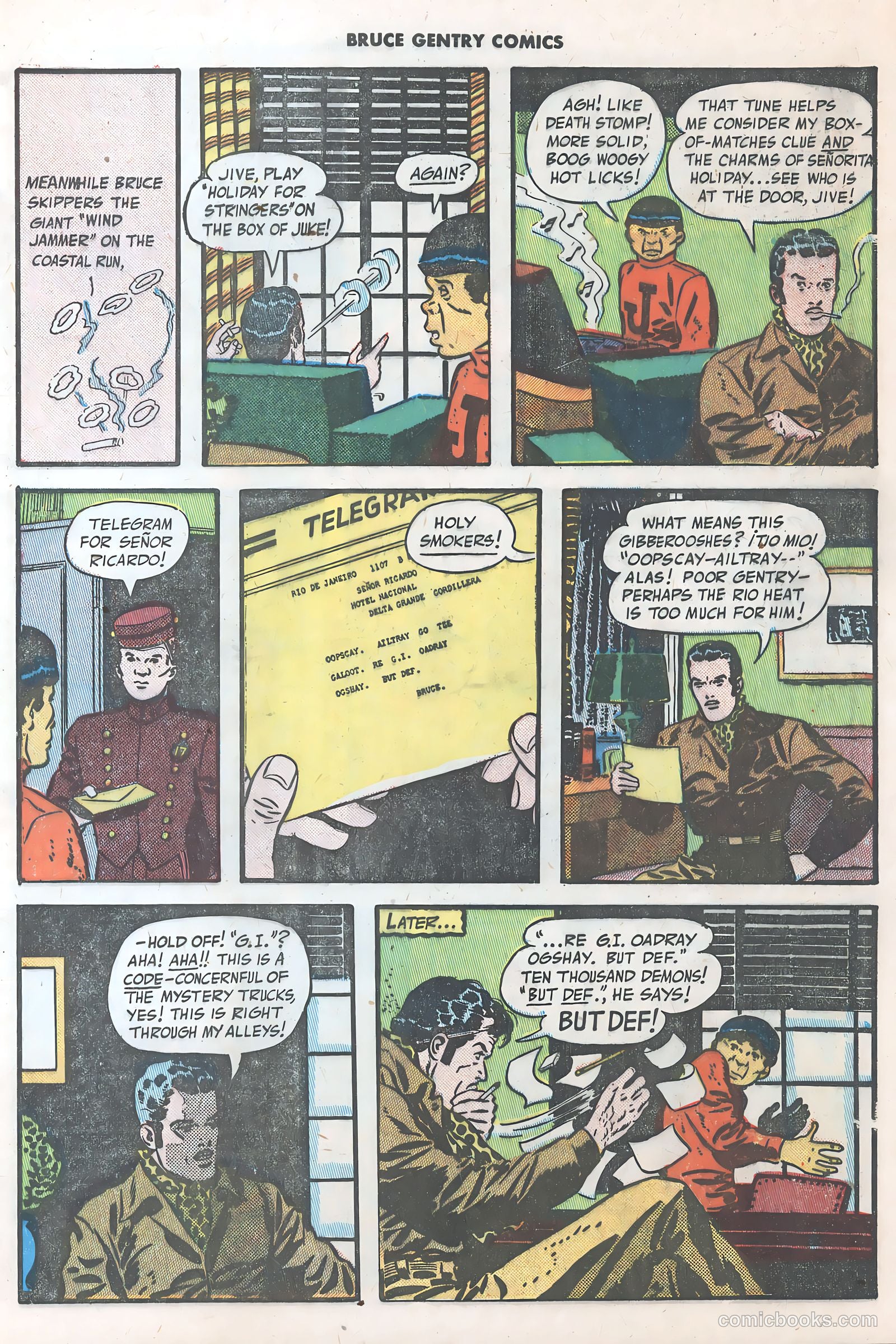 Bruce Gentry Comics #3 (1949) — page 9 of 36