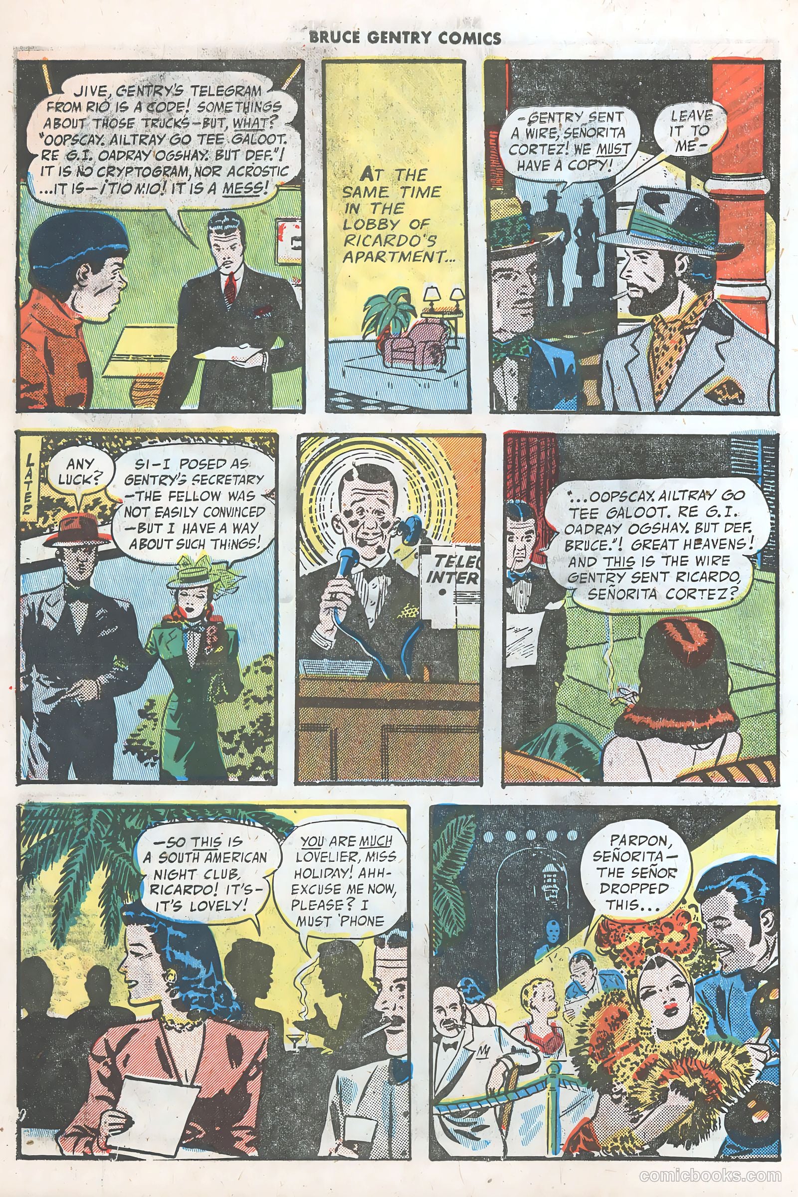 Bruce Gentry Comics #3 (1949) — page 10 of 36