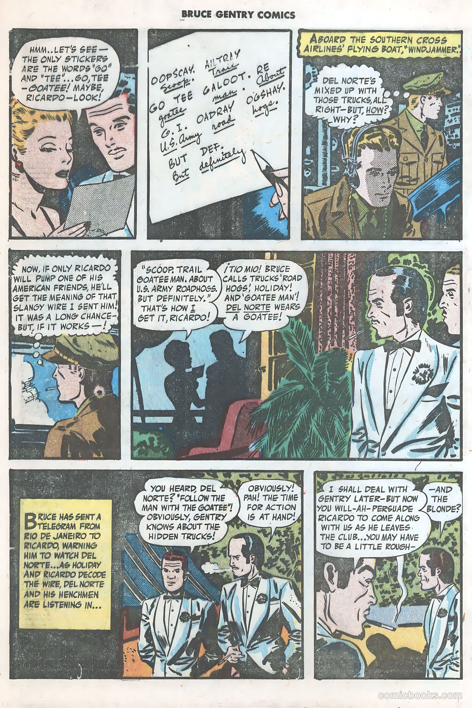 Bruce Gentry Comics #3 (1949) — page 12 of 36