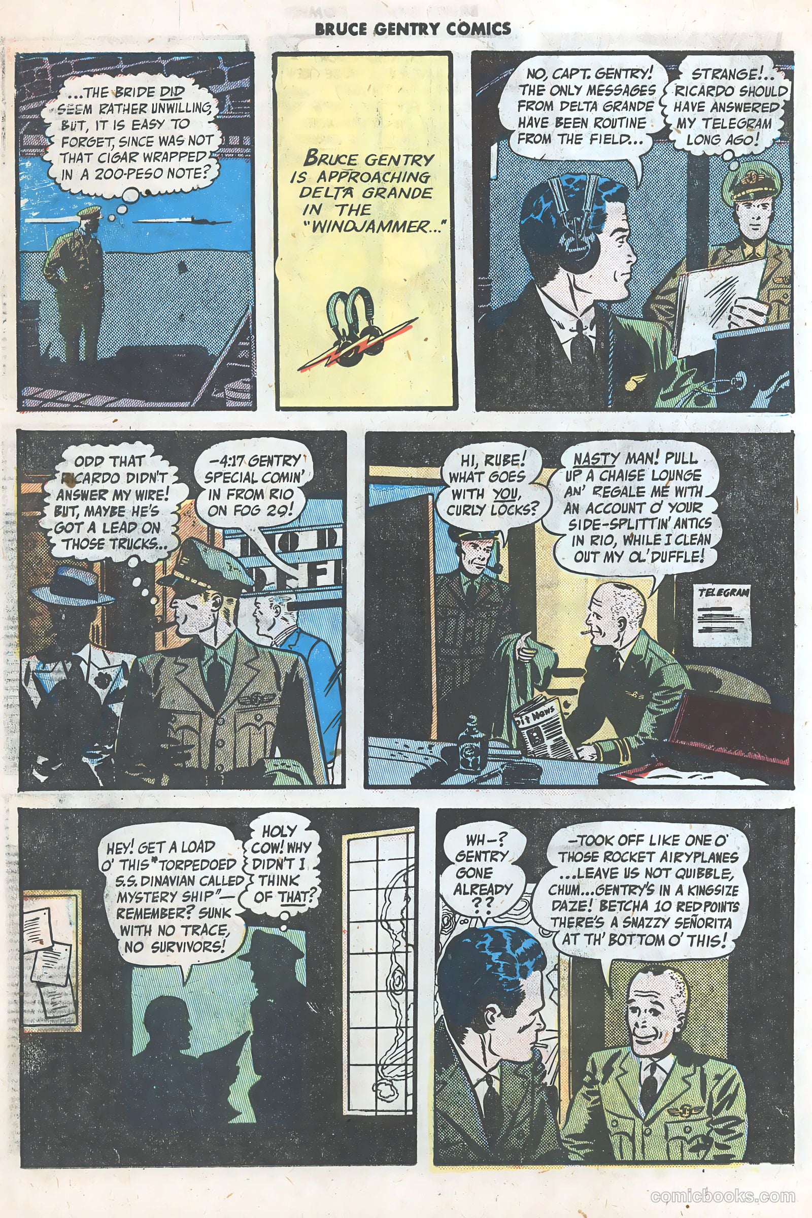 Bruce Gentry Comics #3 (1949) — page 14 of 36