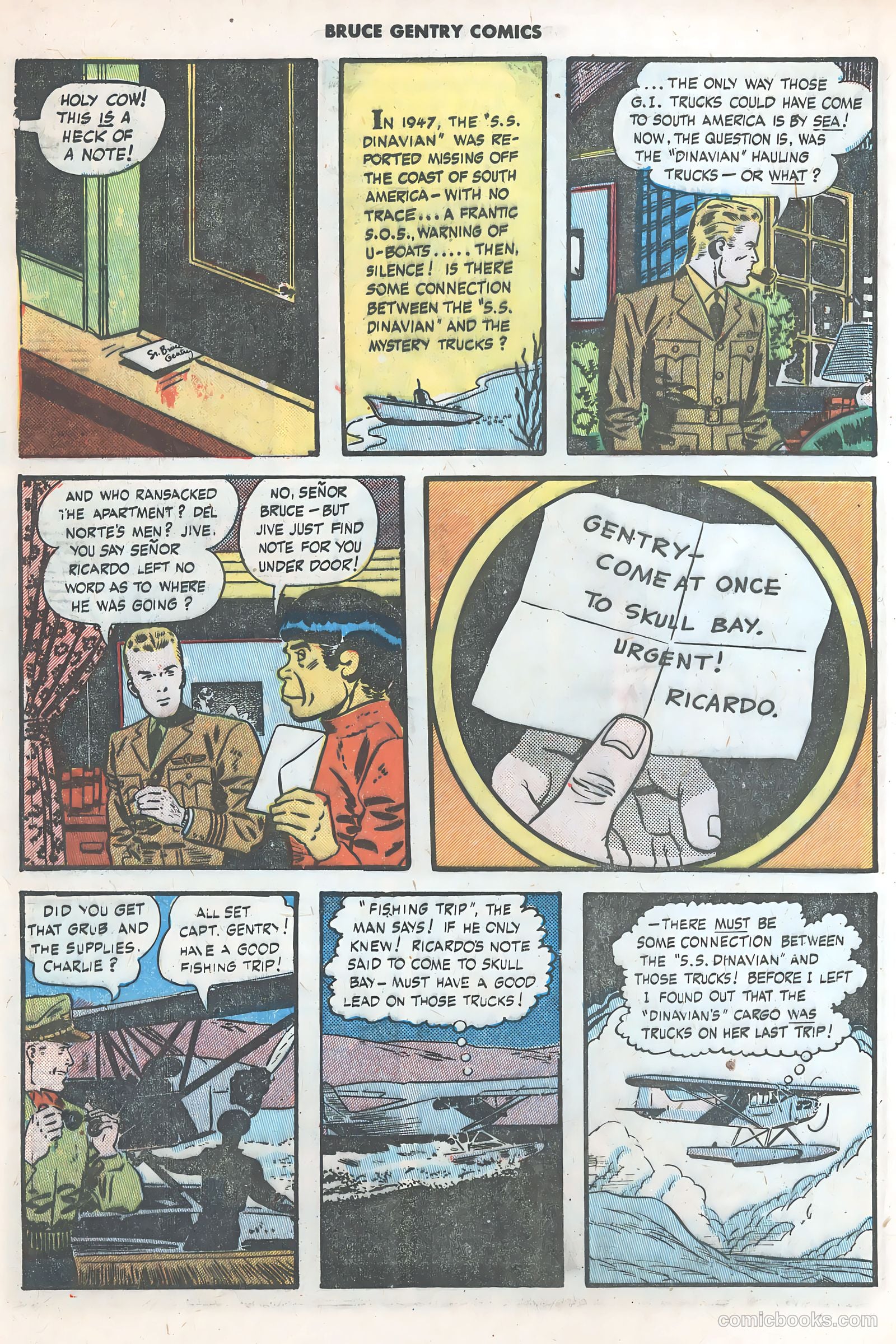 Bruce Gentry Comics #3 (1949) — page 16 of 36