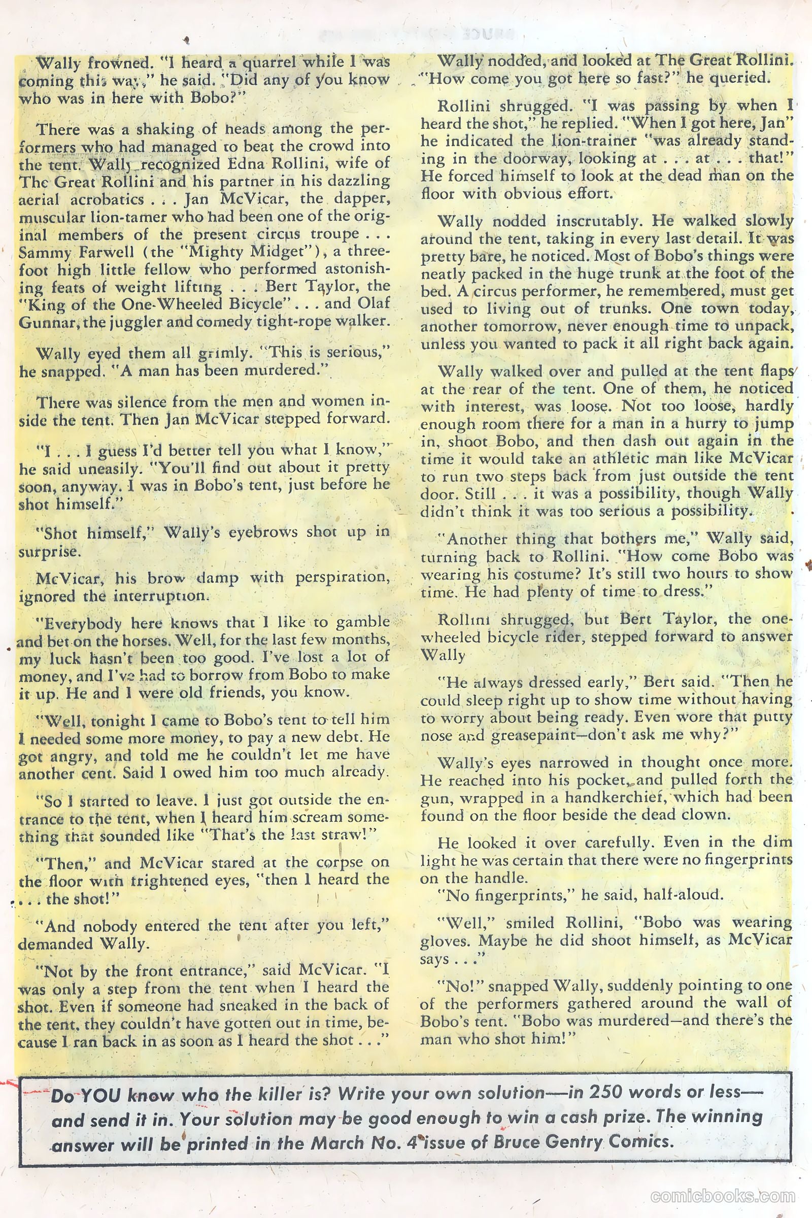 Bruce Gentry Comics #3 (1949) — page 20 of 36