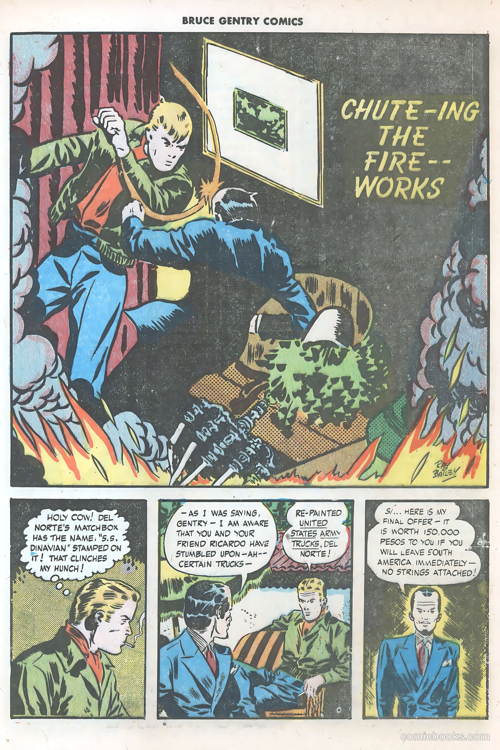 Bruce Gentry Comics #3 (1949) — page 21 of 36