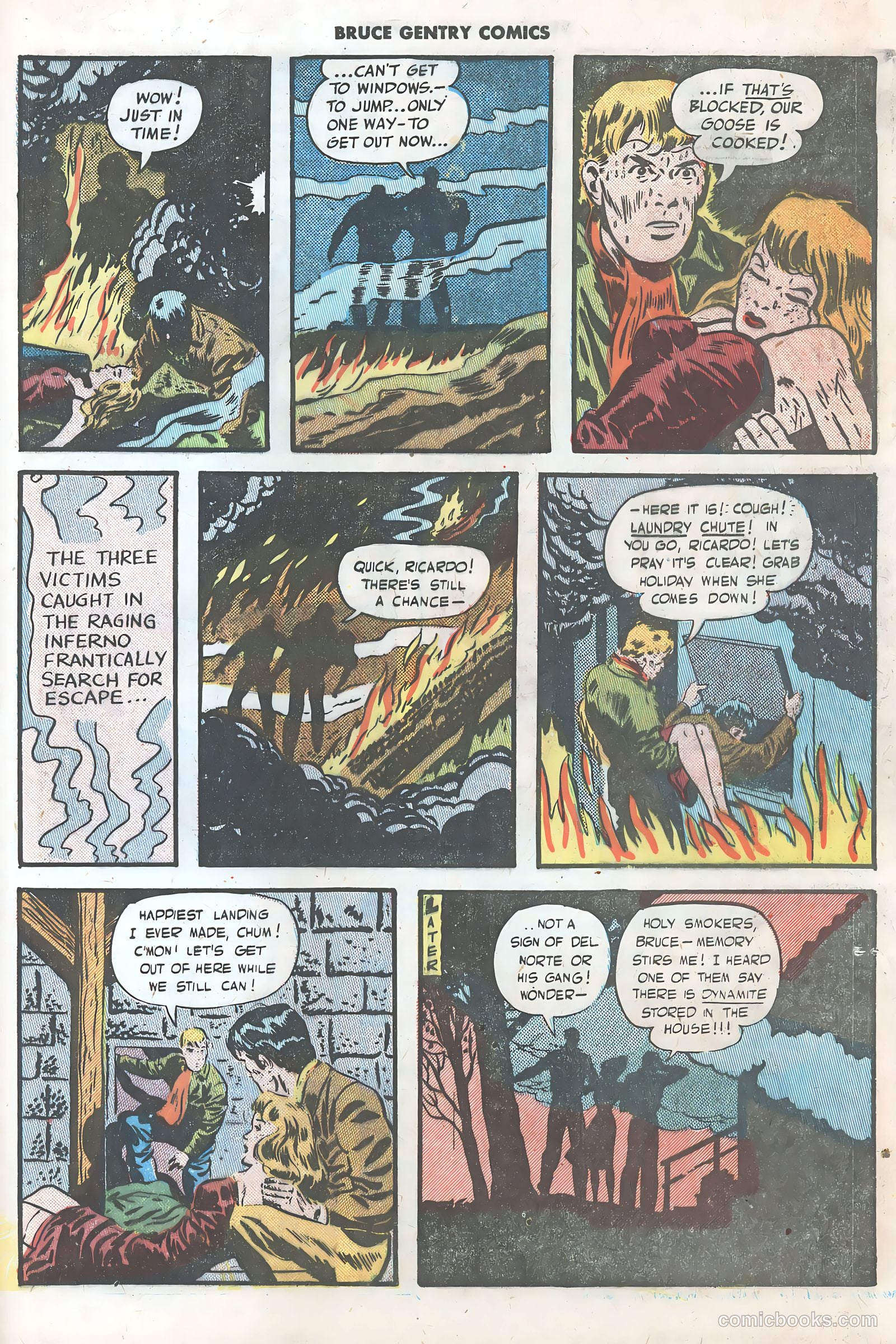 Bruce Gentry Comics #3 (1949) — page 25 of 36