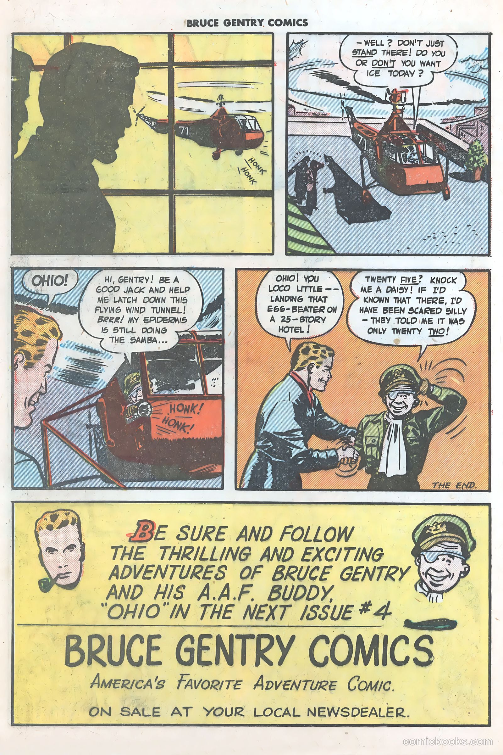 Bruce Gentry Comics #3 (1949) — page 28 of 36