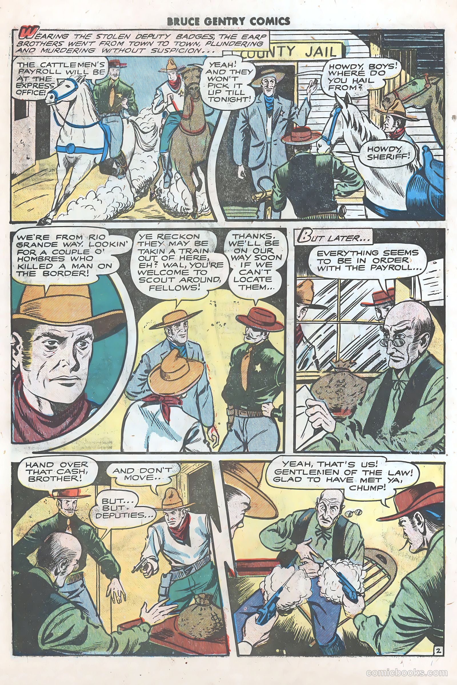 Bruce Gentry Comics #3 (1949) — page 30 of 36