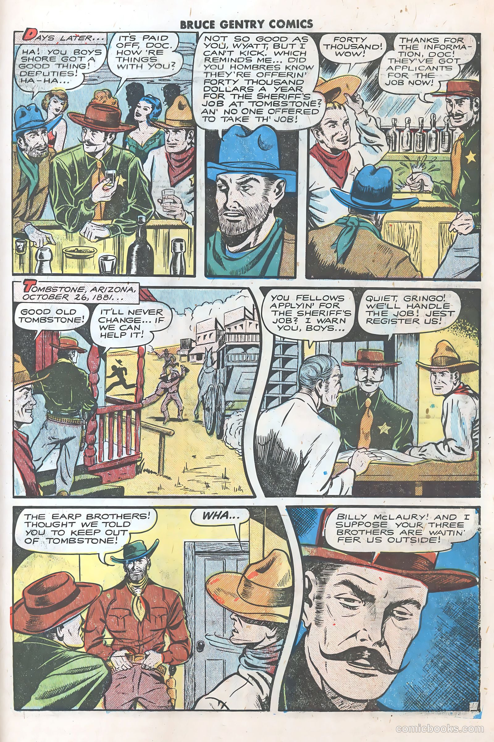 Bruce Gentry Comics #3 (1949) — page 31 of 36