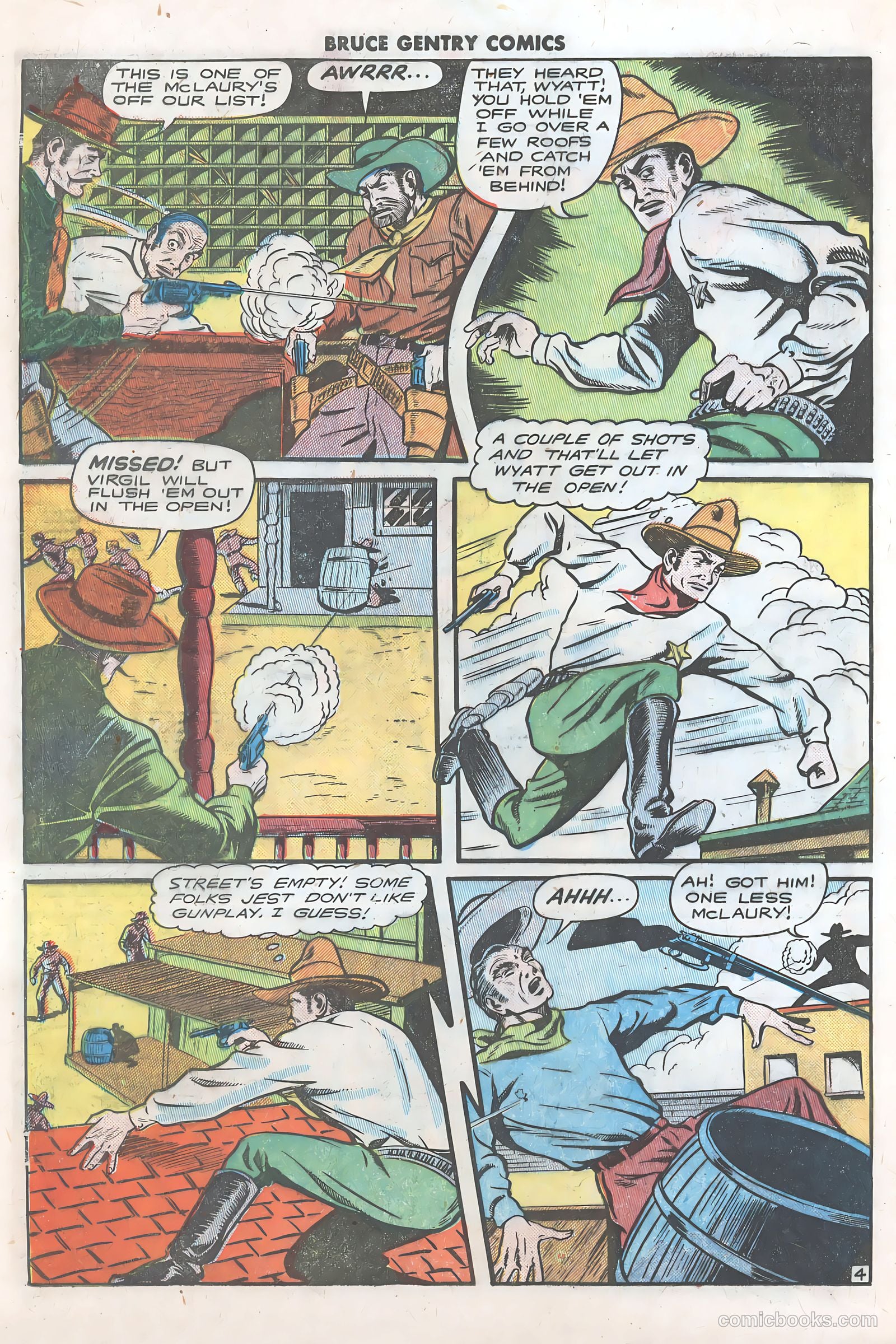 Bruce Gentry Comics #3 (1949) — page 32 of 36