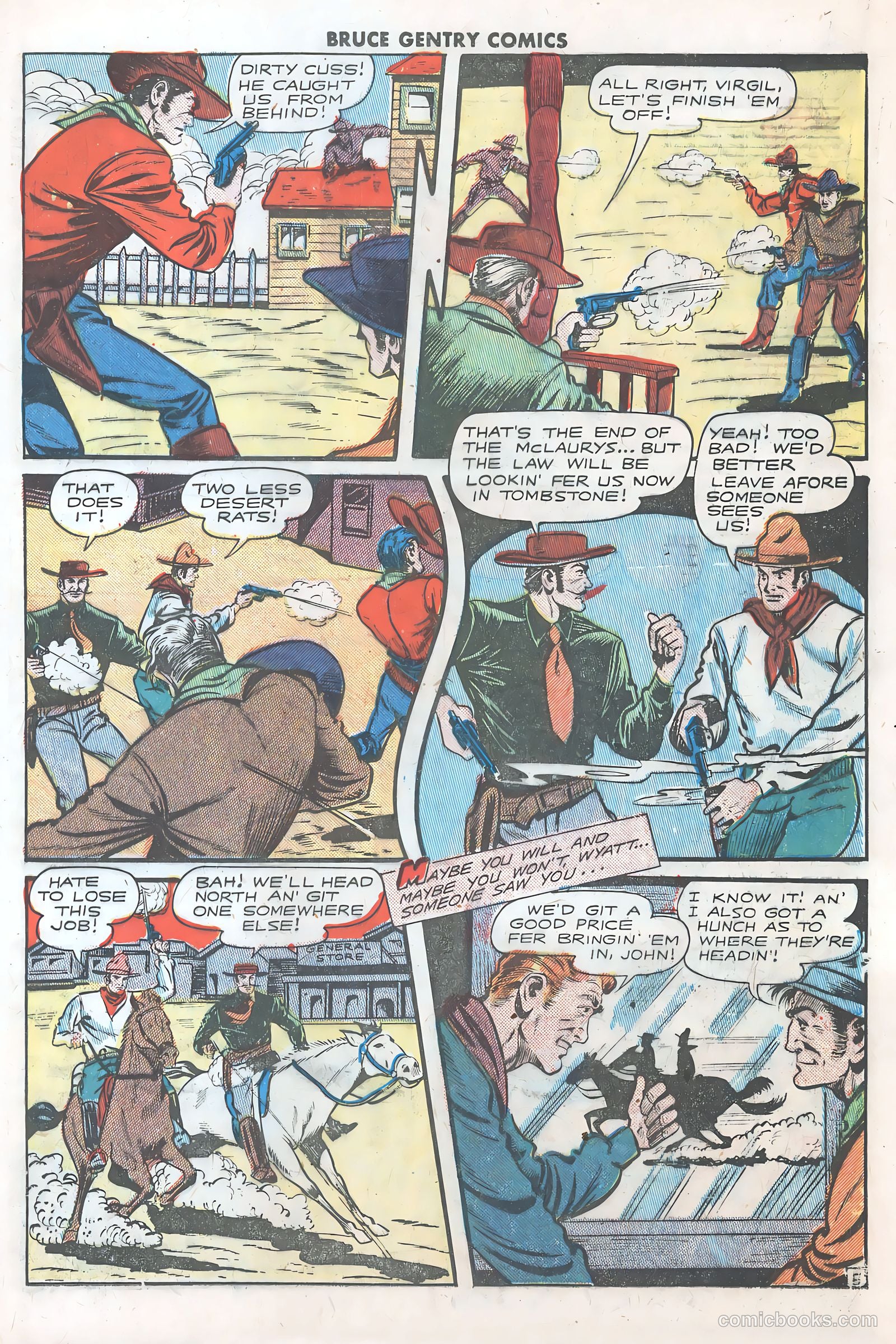 Bruce Gentry Comics #3 (1949) — page 33 of 36