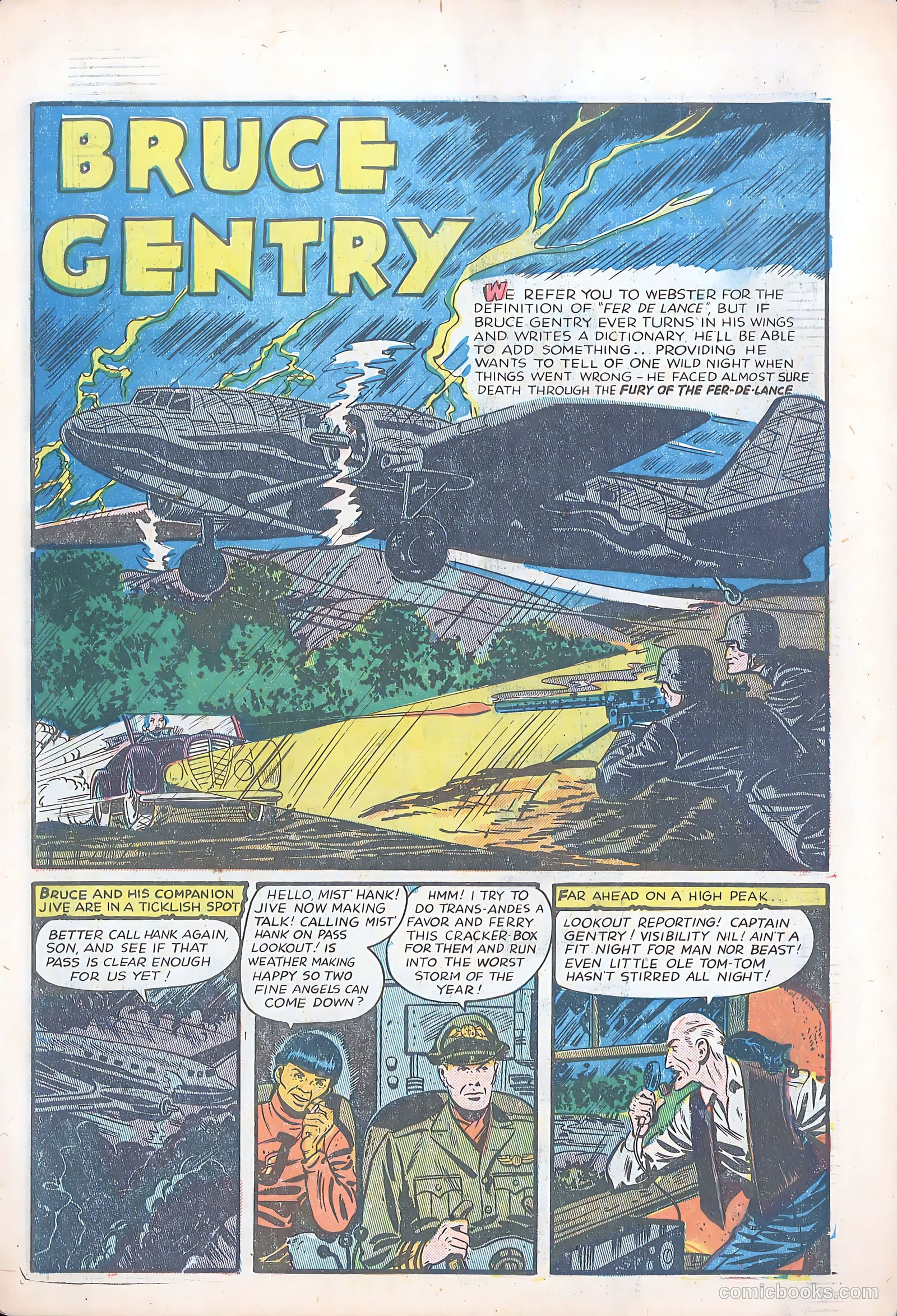 Bruce Gentry Comics #4 (1949) — page 3 of 36