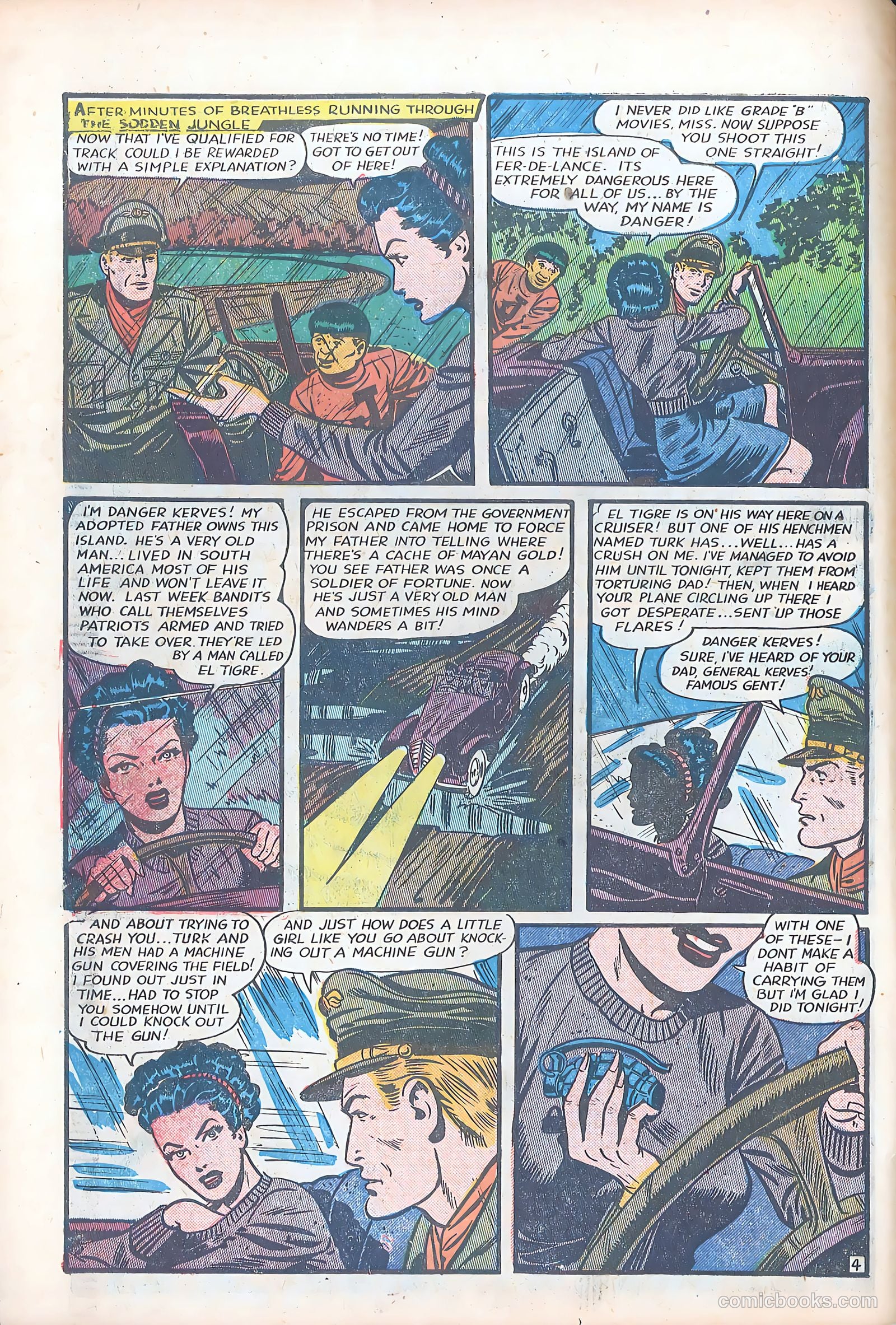 Bruce Gentry Comics #4 (1949) — page 6 of 36