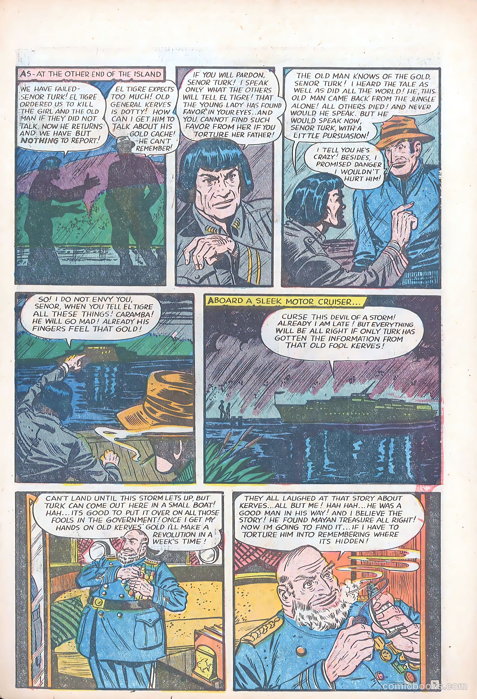 Bruce Gentry Comics #4 (1949) — page 7 of 36