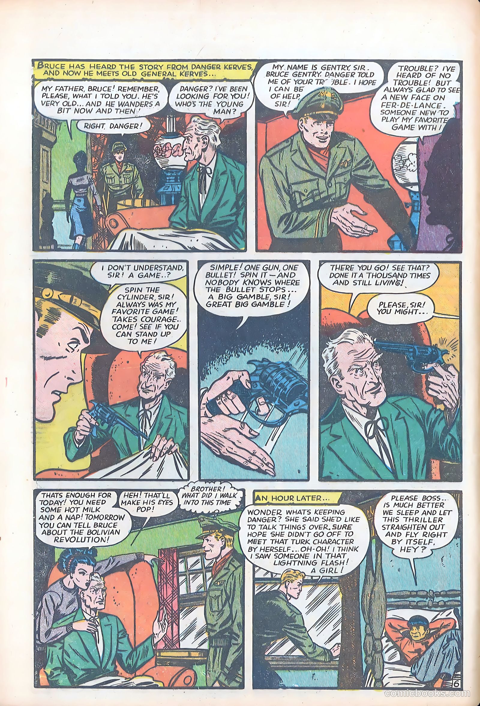 Bruce Gentry Comics #4 (1949) — page 8 of 36