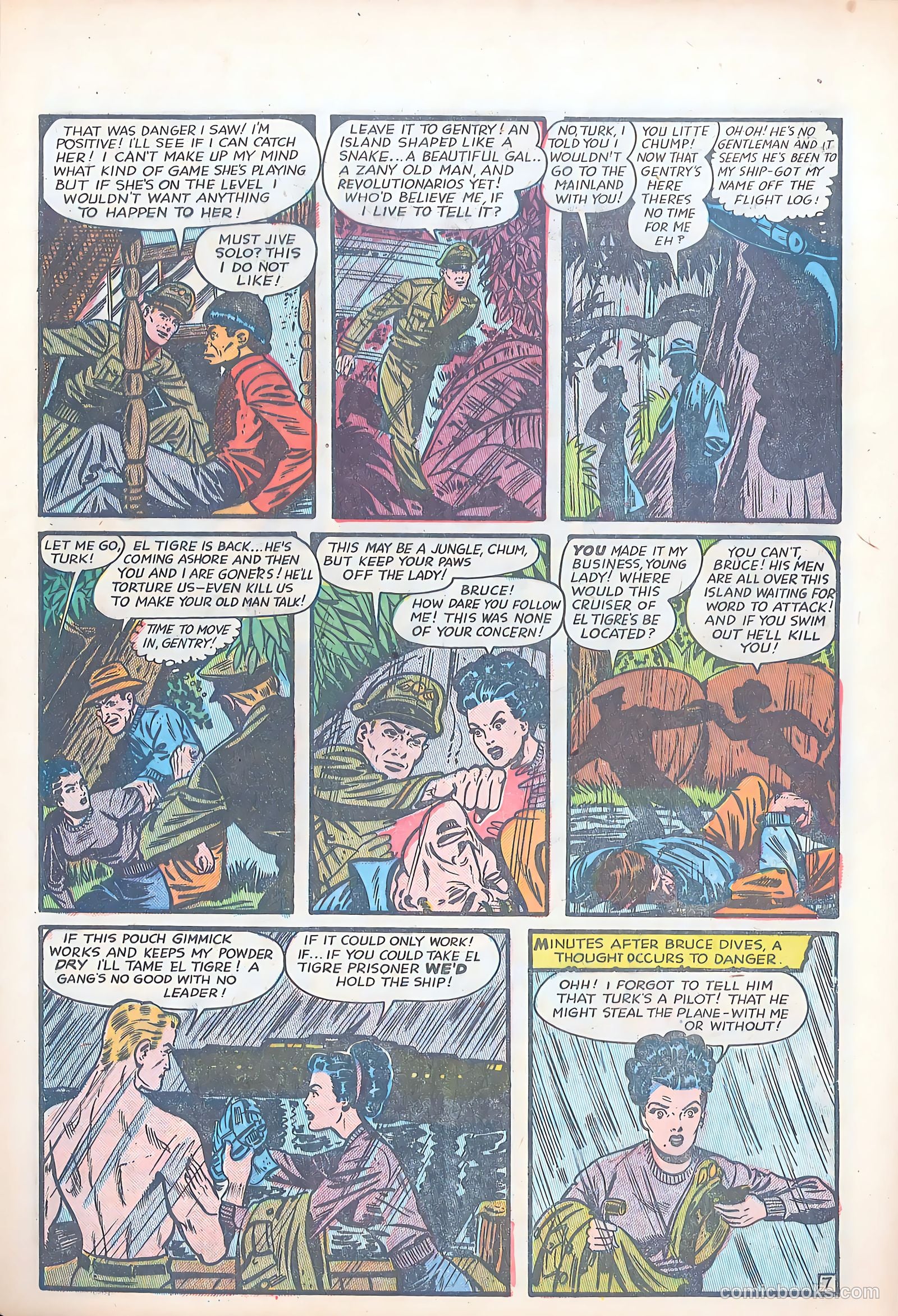 Bruce Gentry Comics #4 (1949) — page 9 of 36