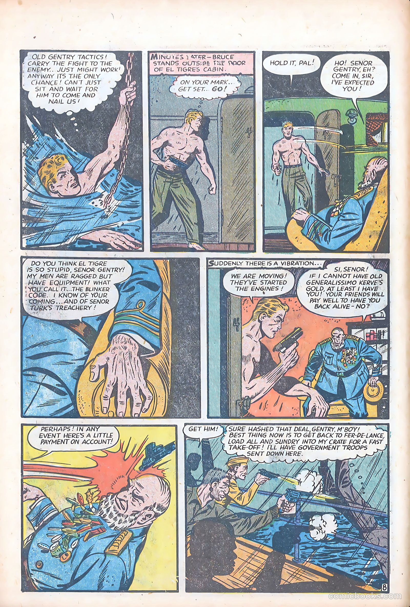 Bruce Gentry Comics #4 (1949) — page 10 of 36