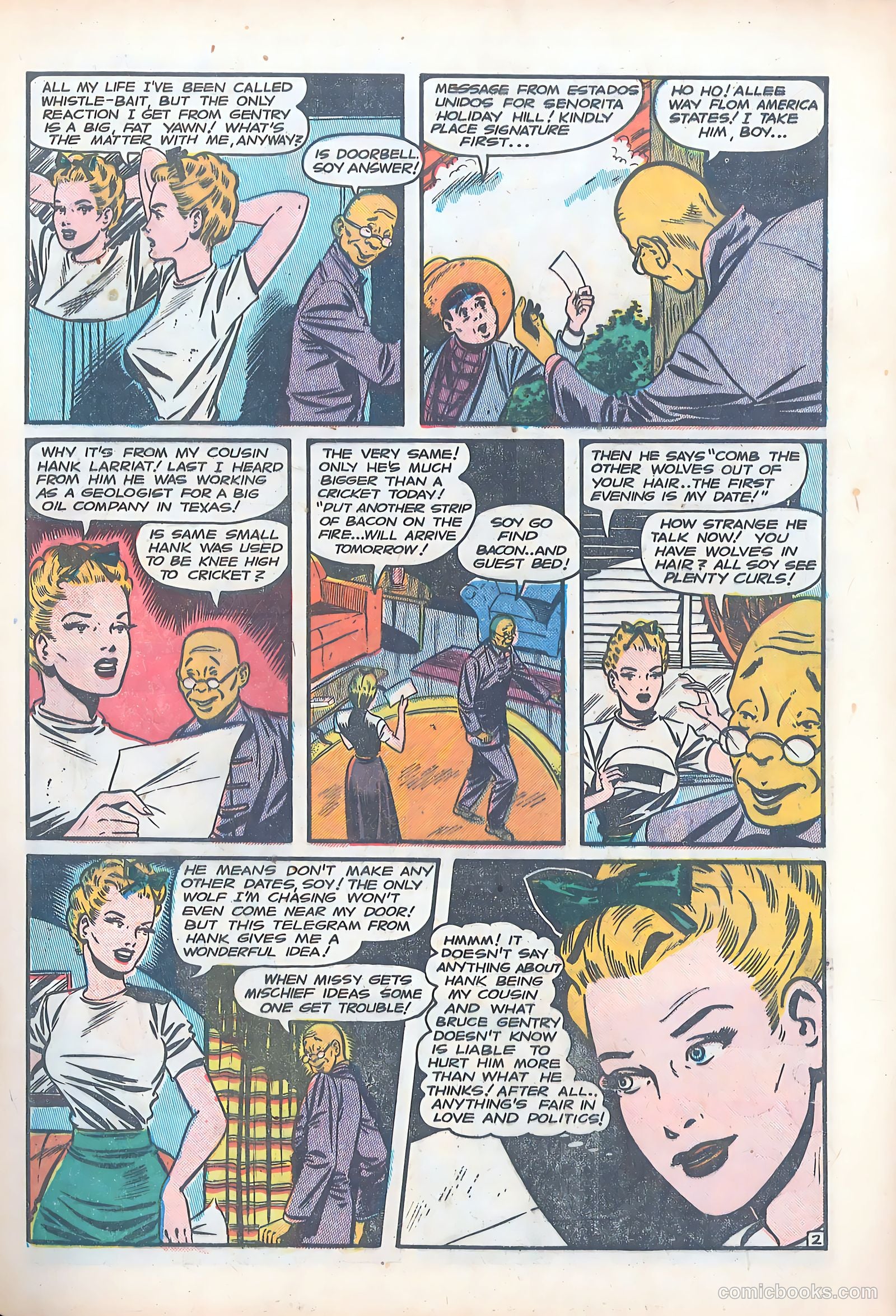 Bruce Gentry Comics #4 (1949) — page 13 of 36