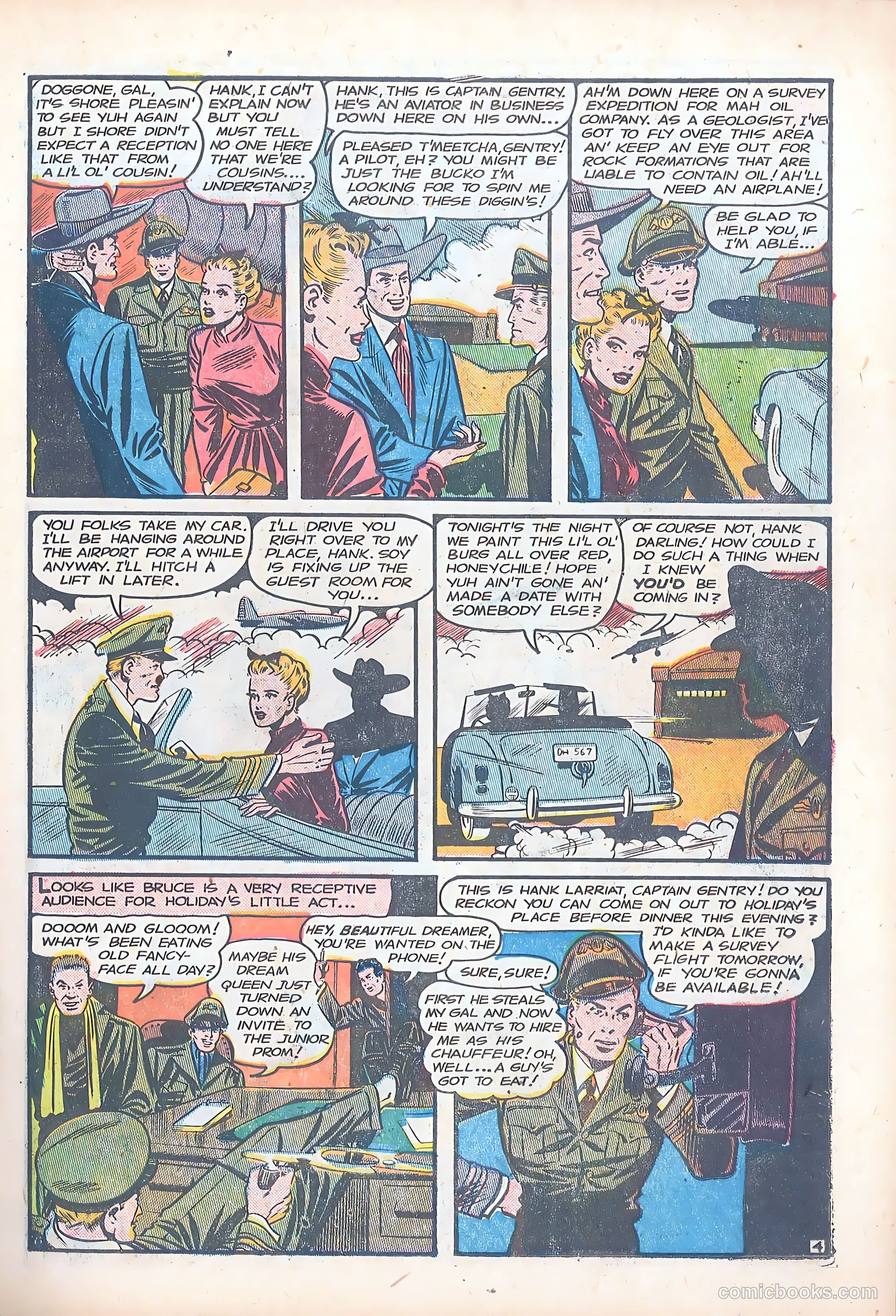 Bruce Gentry Comics #4 (1949) — page 15 of 36