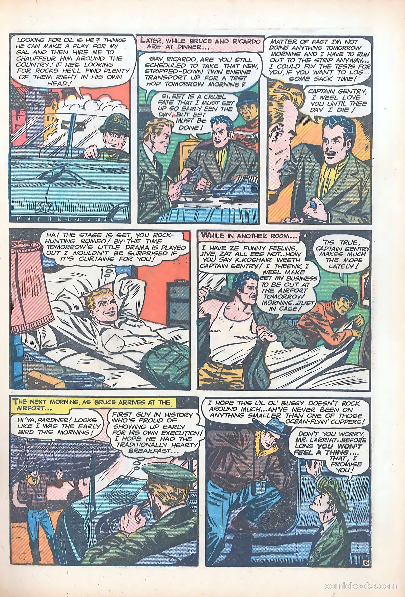 Bruce Gentry Comics #4 (1949) — page 17 of 36
