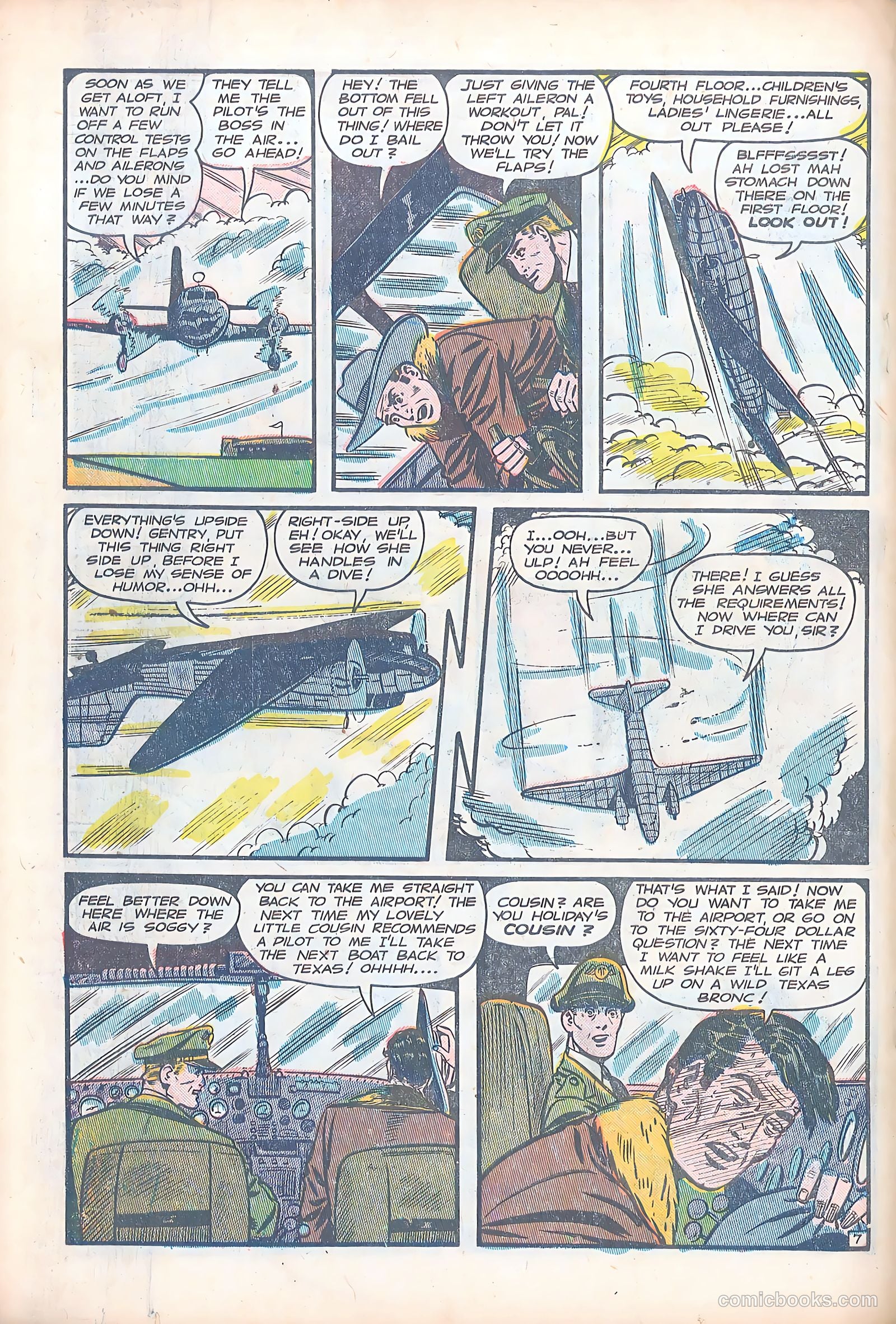 Bruce Gentry Comics #4 (1949) — page 18 of 36