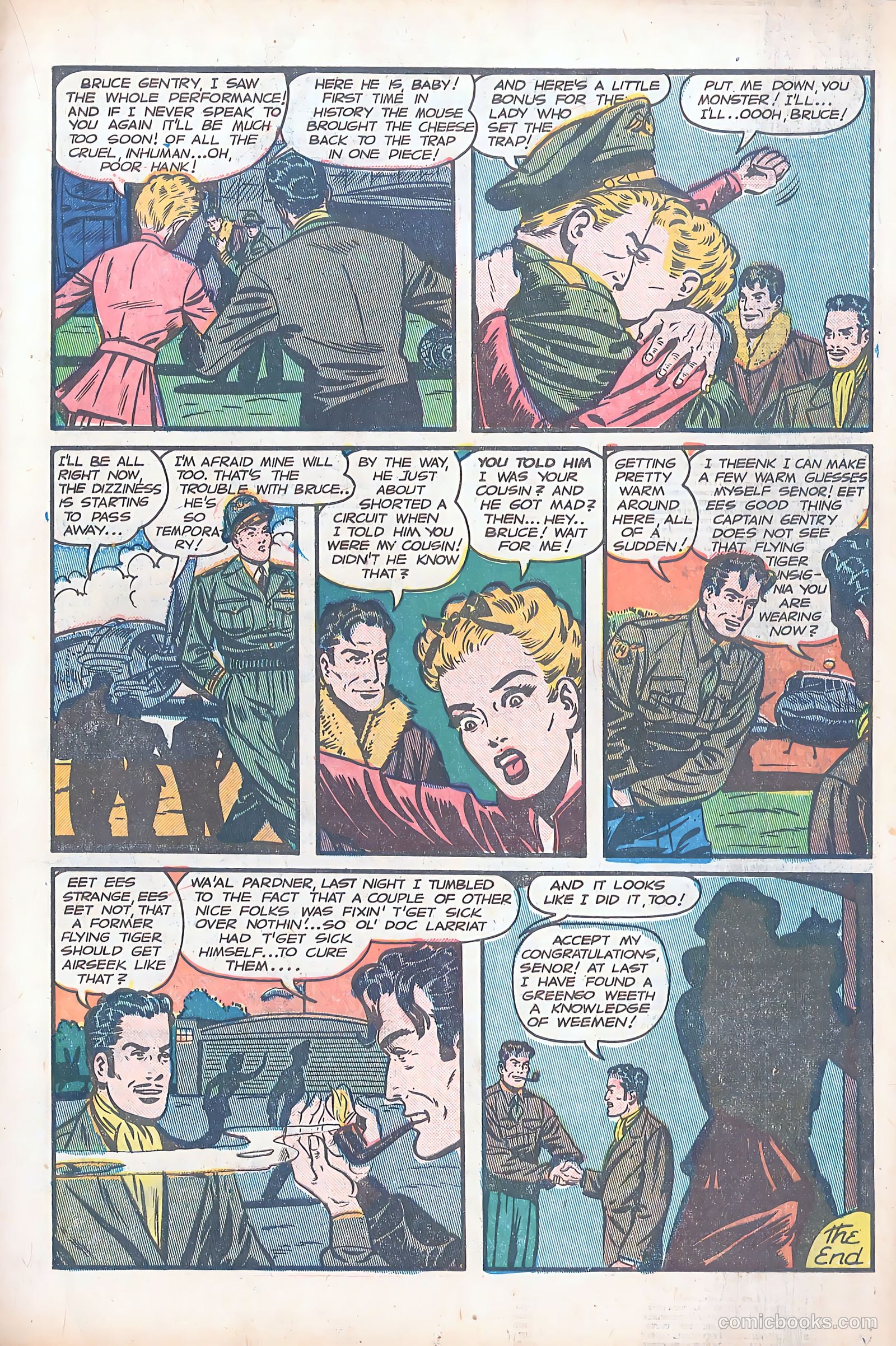 Bruce Gentry Comics #4 (1949) — page 19 of 36