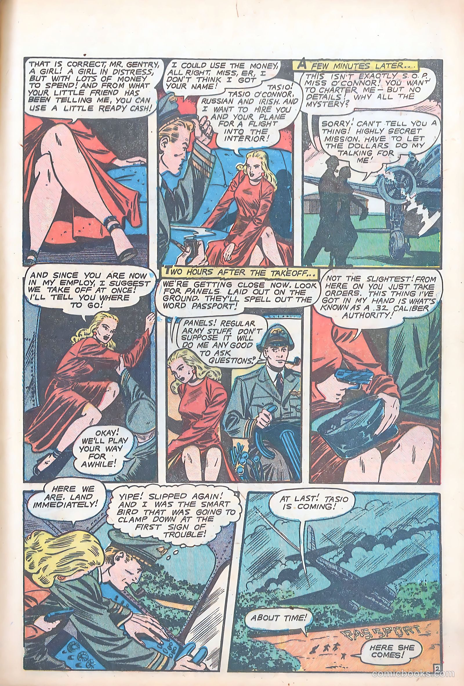 Bruce Gentry Comics #4 (1949) — page 29 of 36