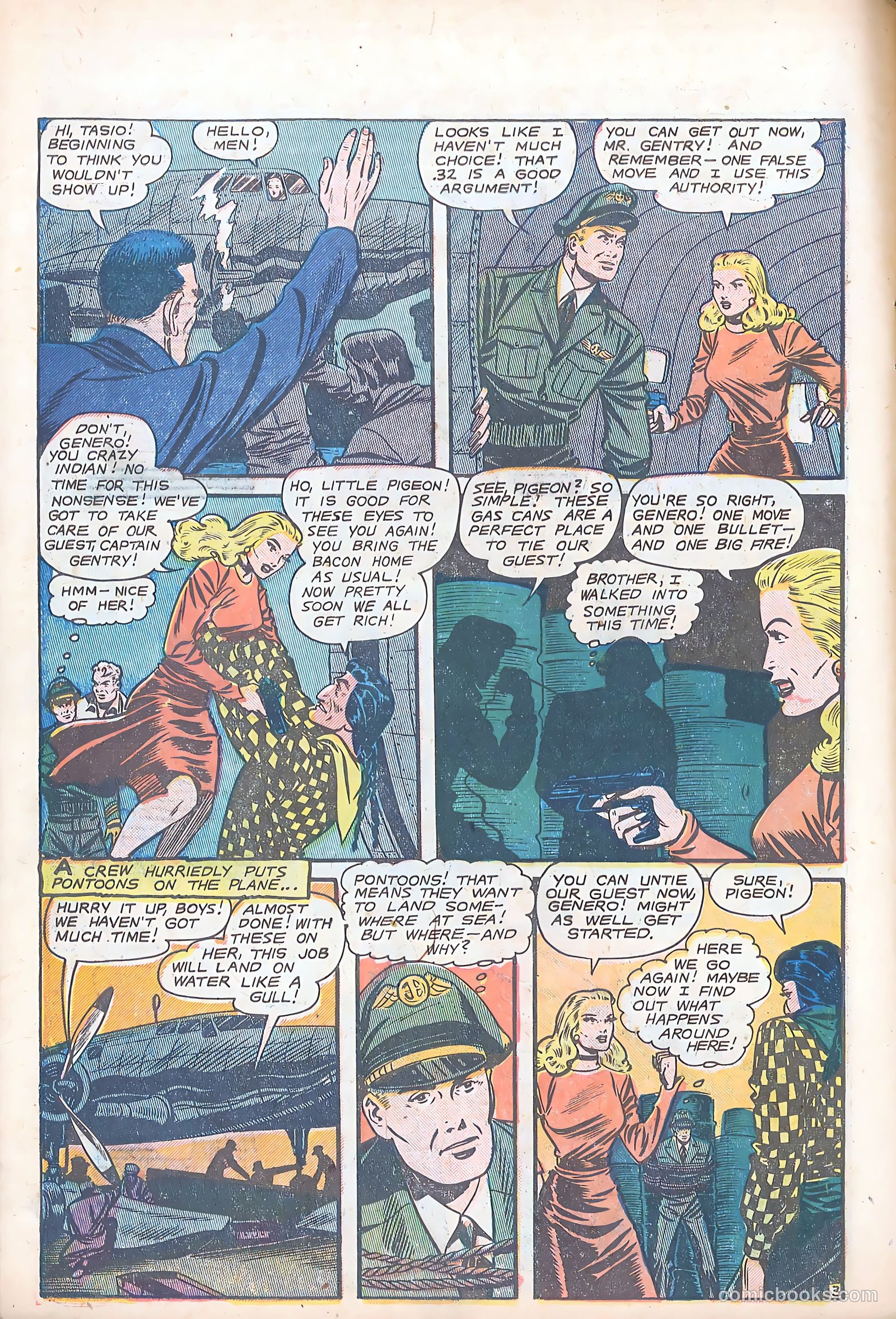 Bruce Gentry Comics #4 (1949) — page 30 of 36