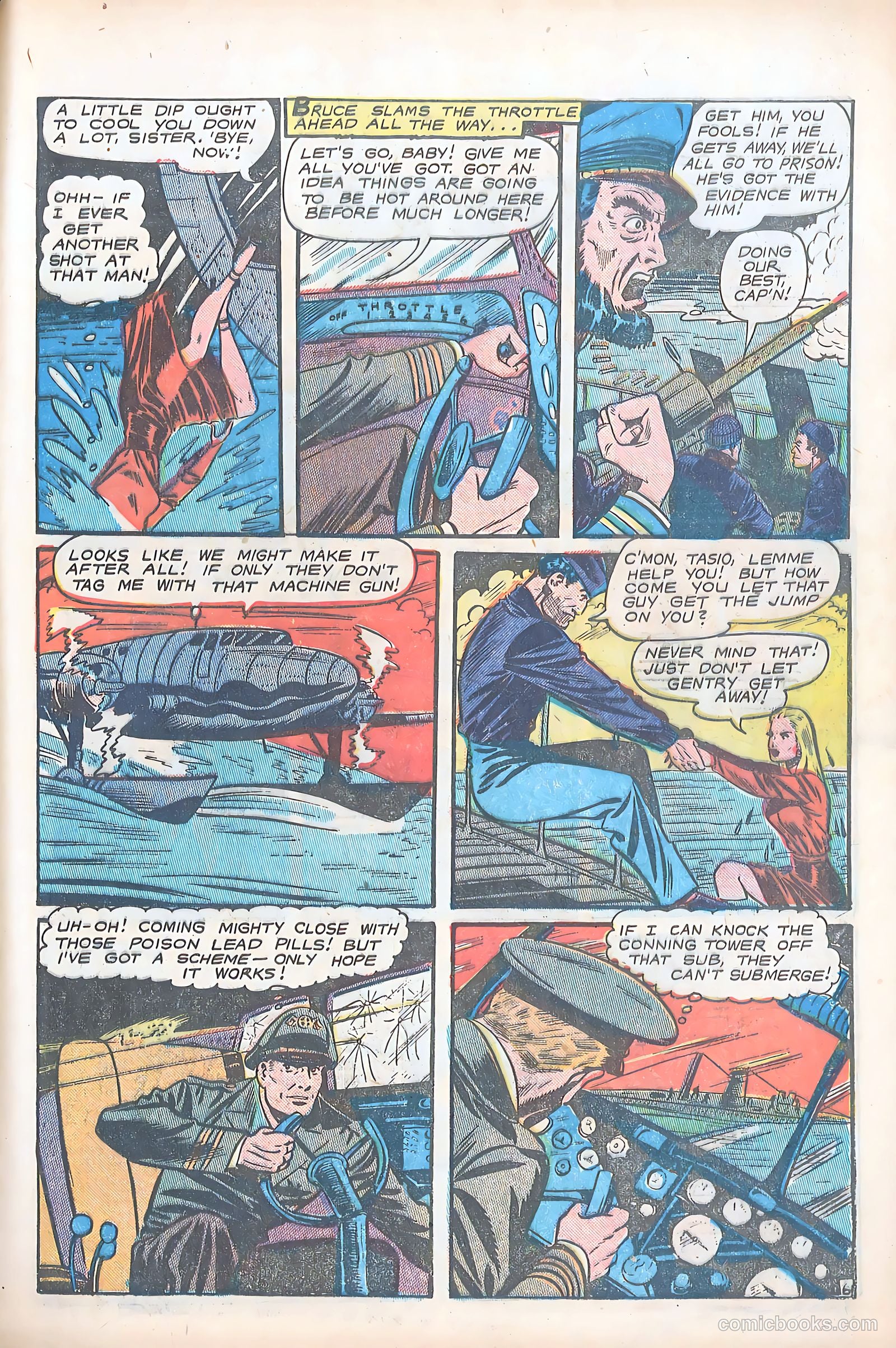 Bruce Gentry Comics #4 (1949) — page 33 of 36