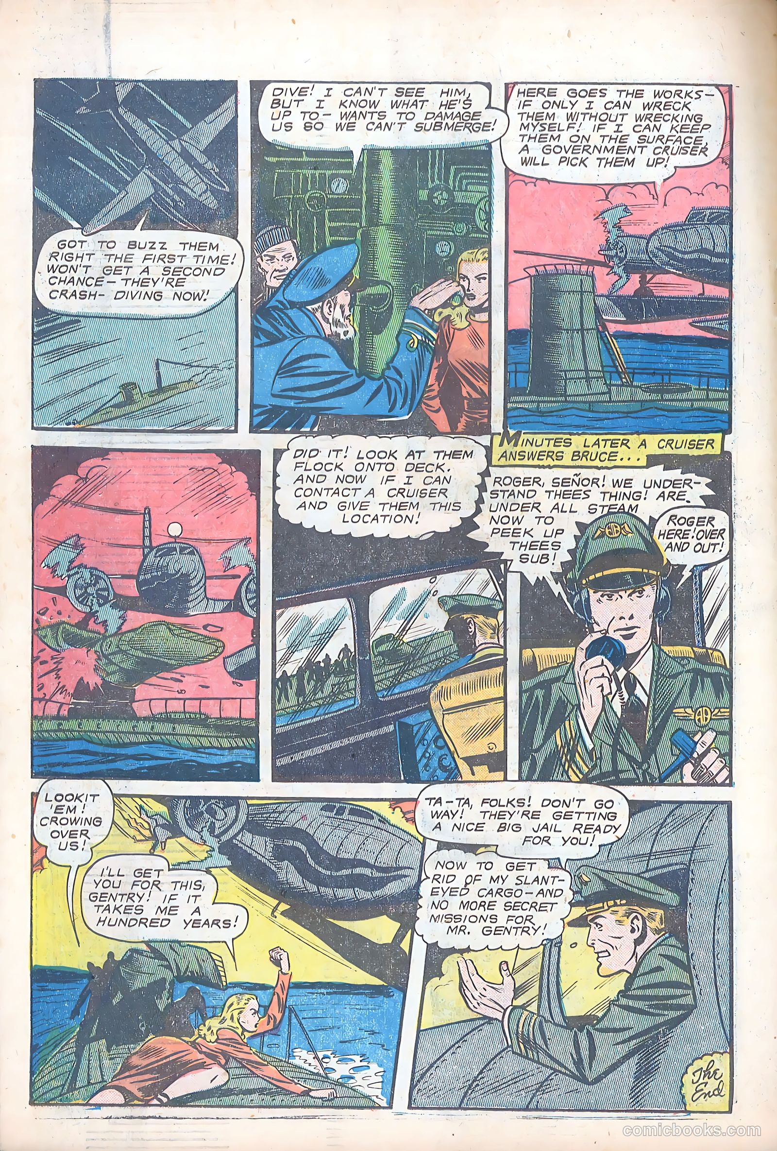 Bruce Gentry Comics #4 (1949) — page 34 of 36