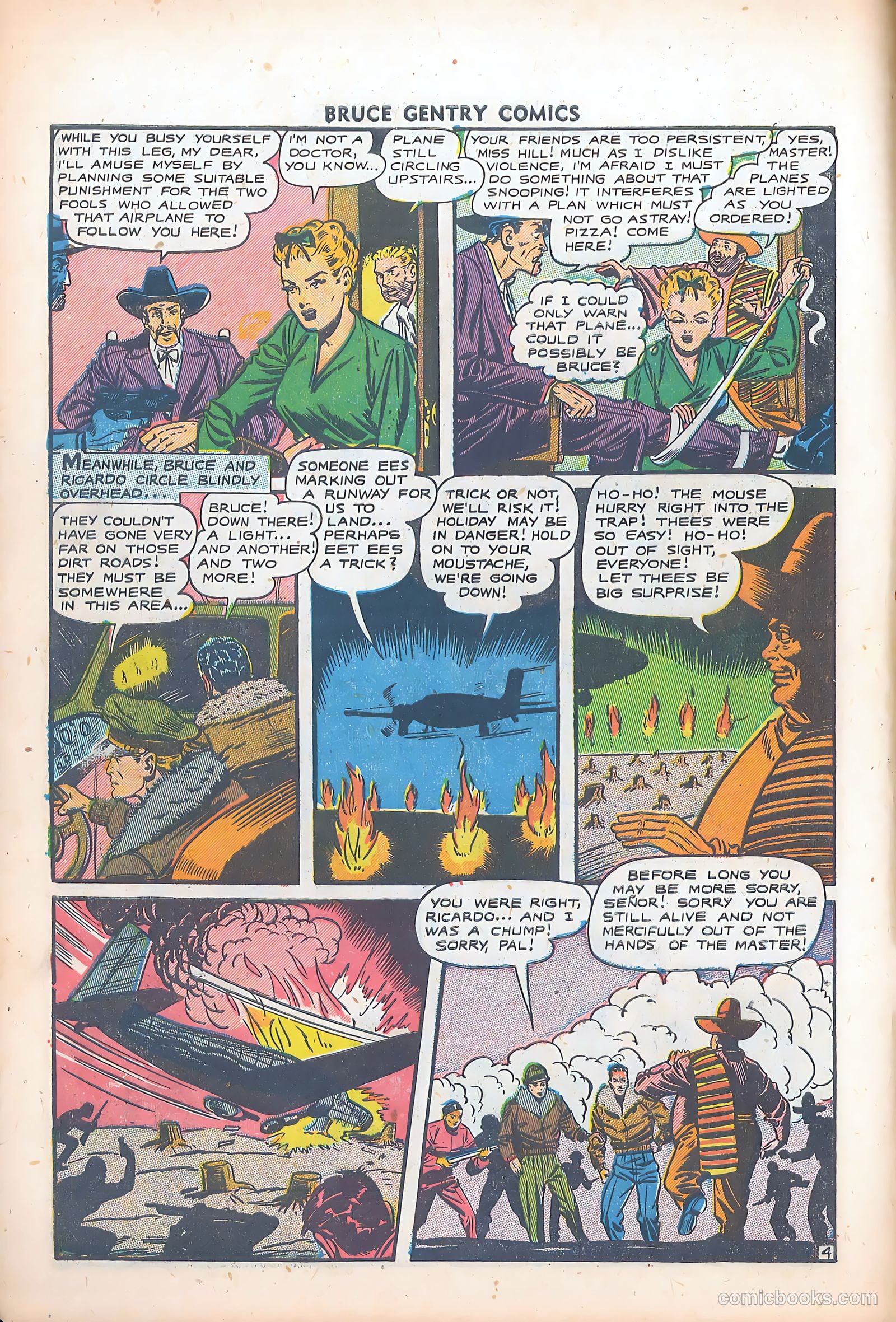 Bruce Gentry Comics #5 (1949) — page 6 of 36