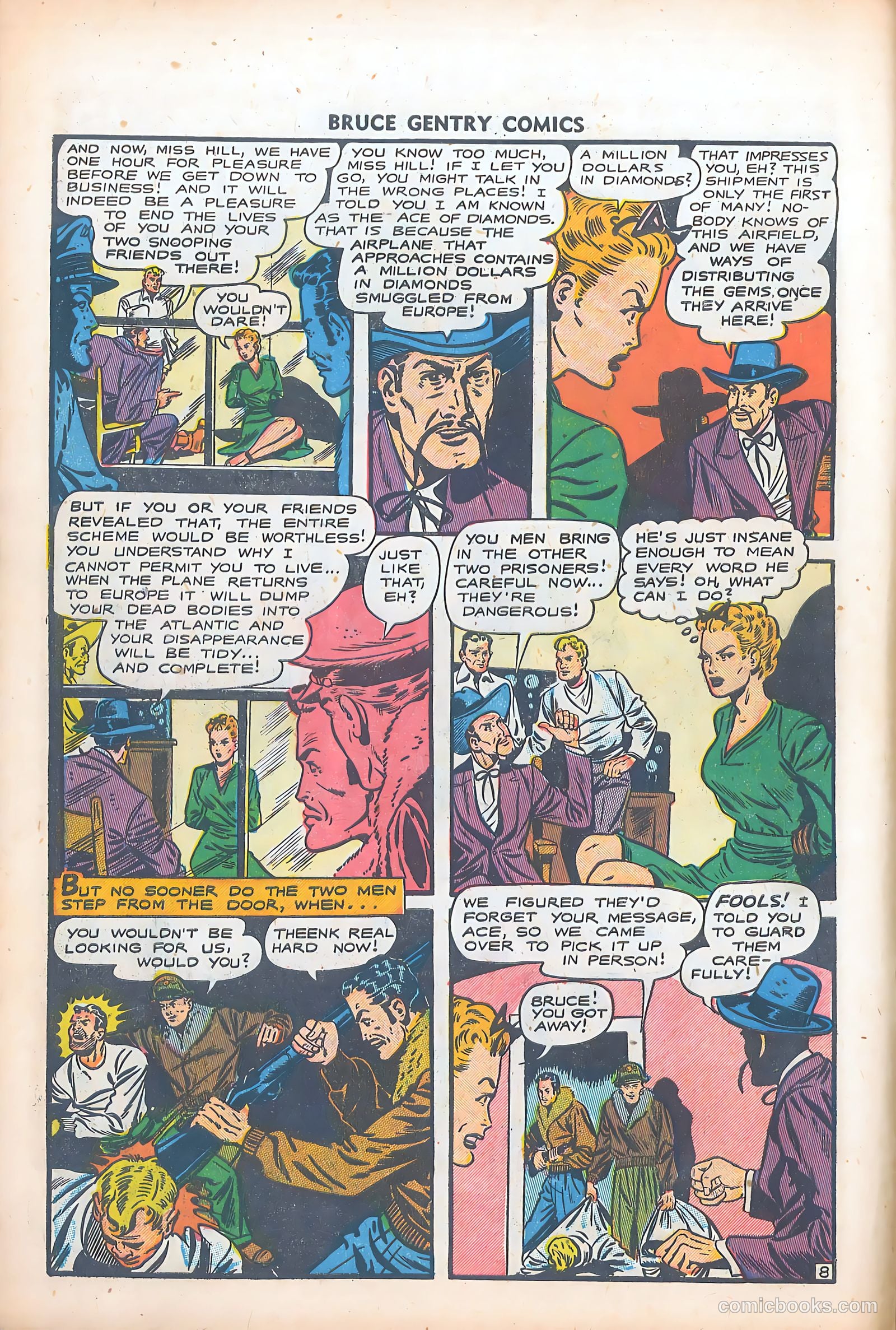 Bruce Gentry Comics #5 (1949) — page 10 of 36