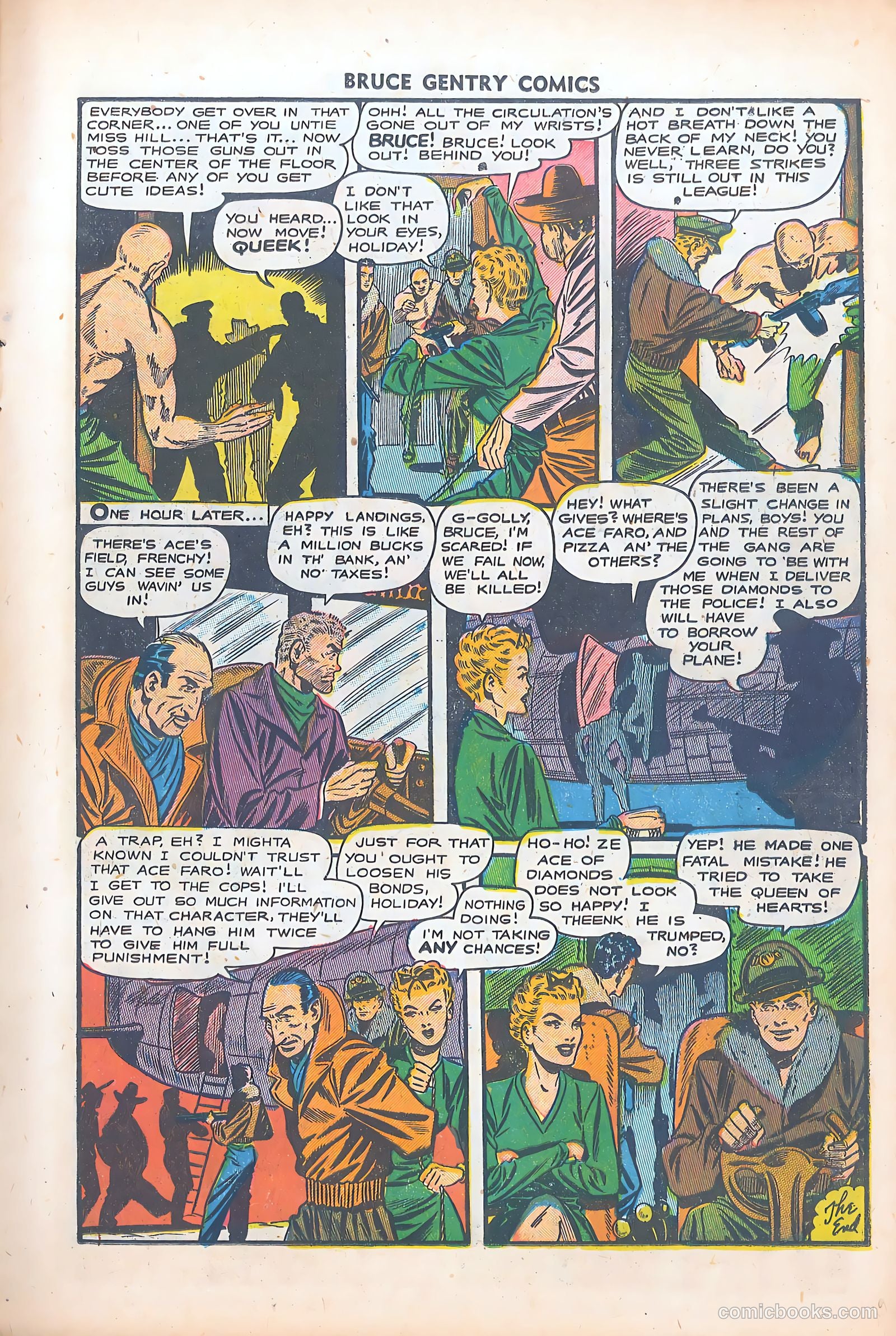 Bruce Gentry Comics #5 (1949) — page 11 of 36