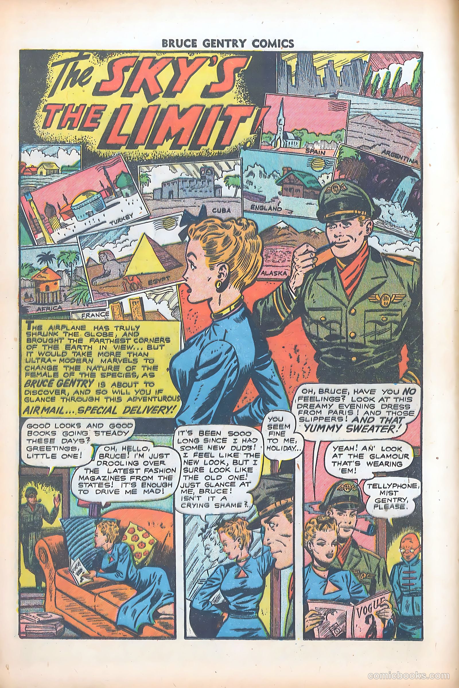 Bruce Gentry Comics #5 (1949) — page 12 of 36