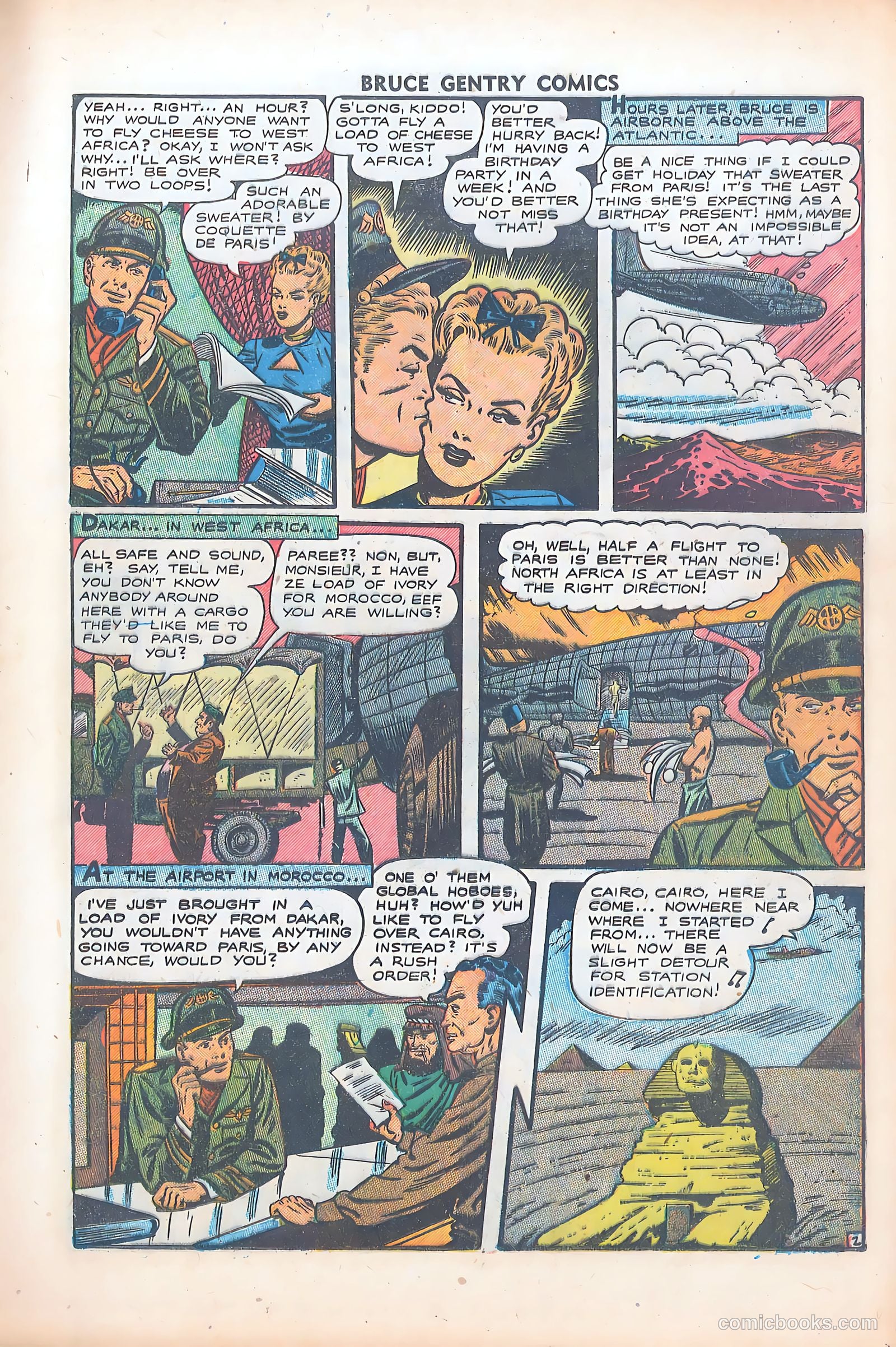 Bruce Gentry Comics #5 (1949) — page 13 of 36