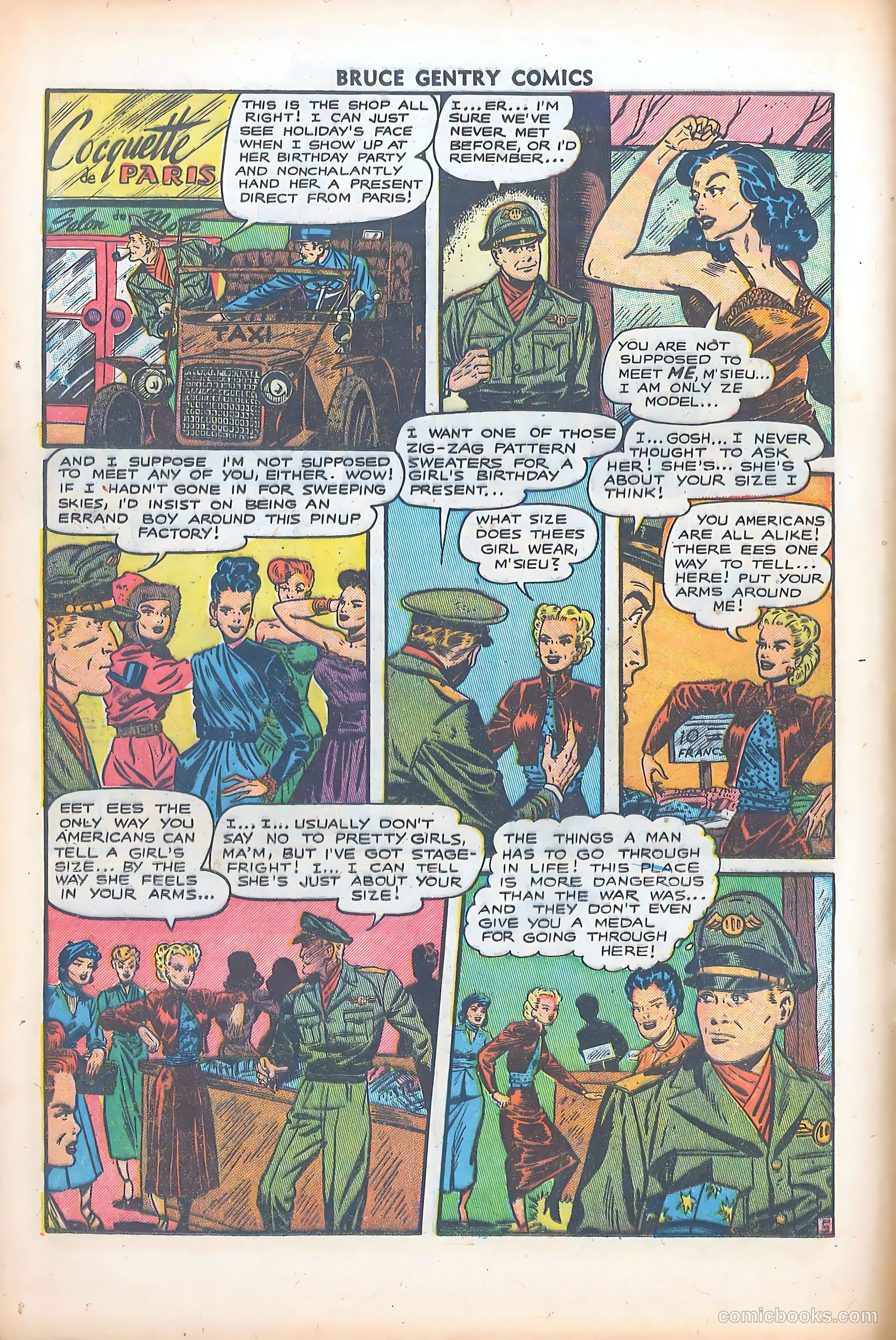 Bruce Gentry Comics #5 (1949) — page 16 of 36