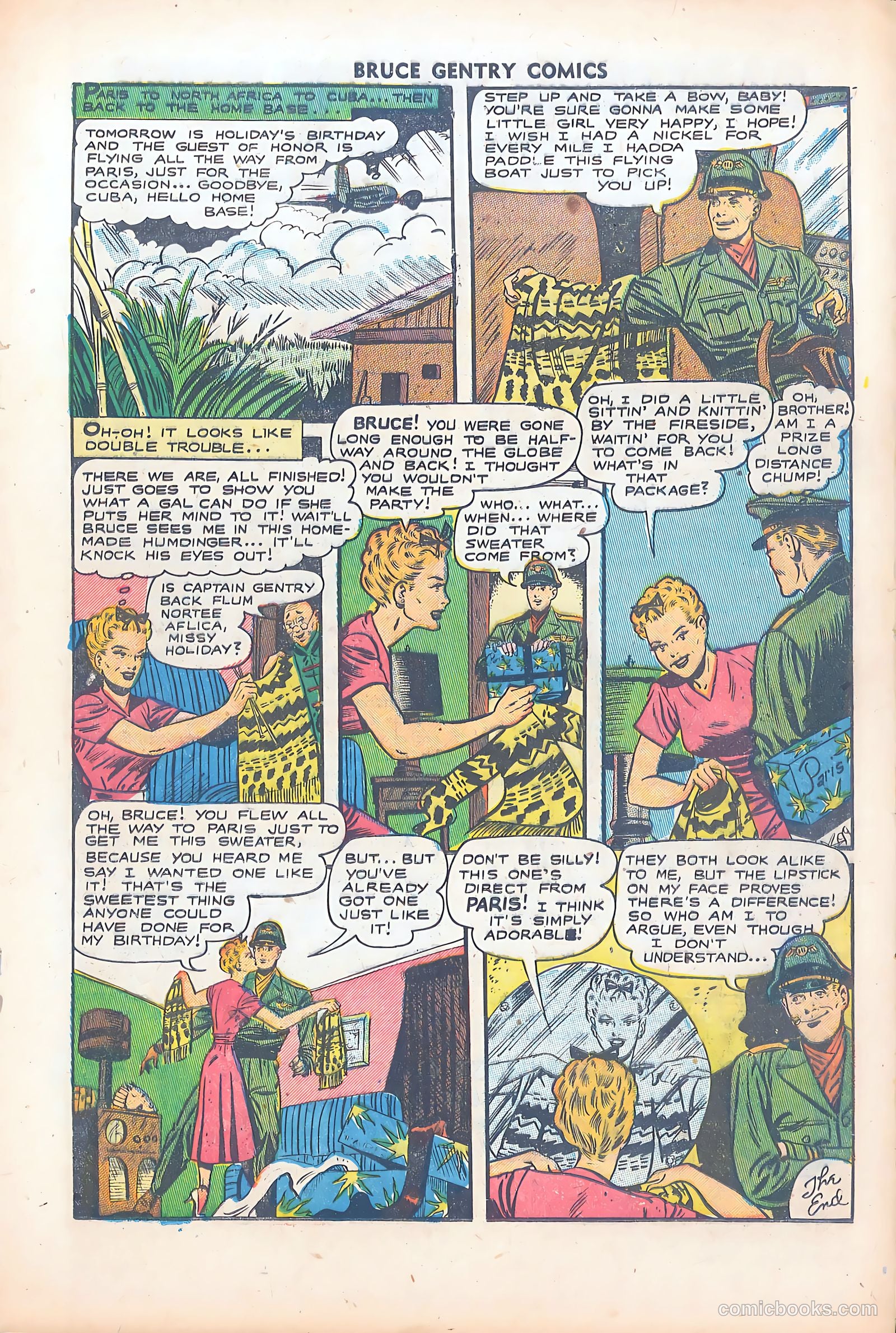 Bruce Gentry Comics #5 (1949) — page 17 of 36