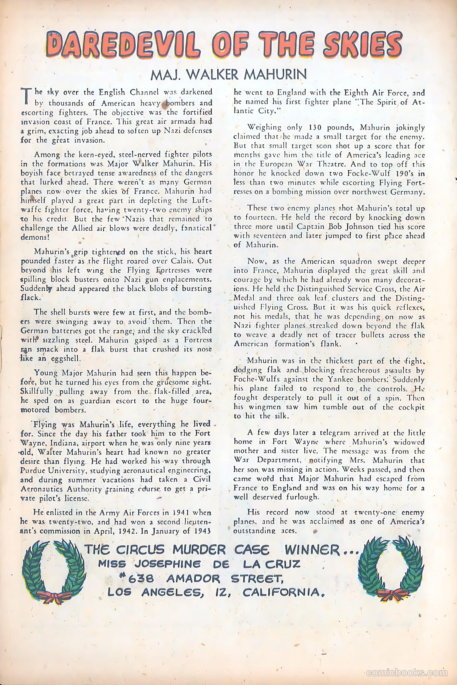 Bruce Gentry Comics #5 (1949) — page 18 of 36