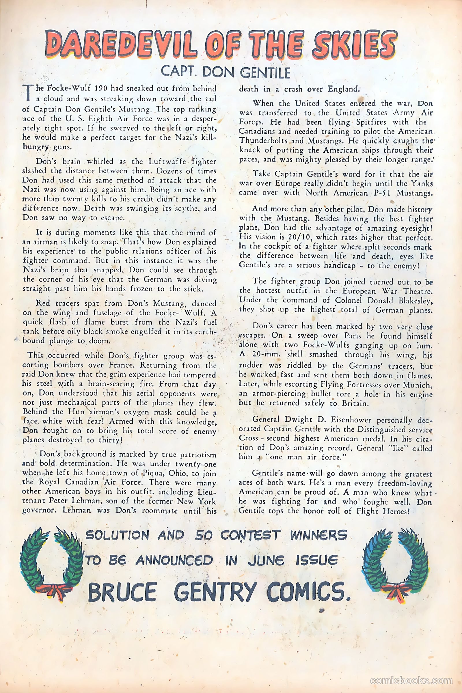 Bruce Gentry Comics #5 (1949) — page 19 of 36
