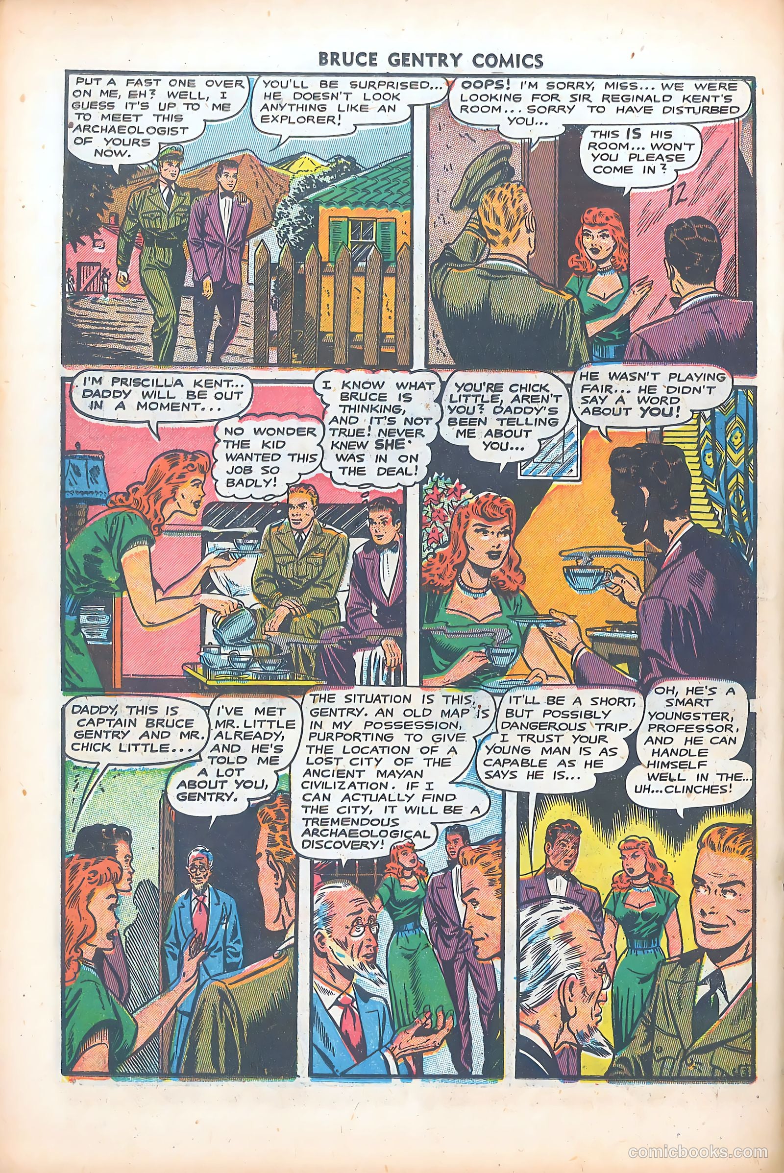 Bruce Gentry Comics #5 (1949) — page 22 of 36