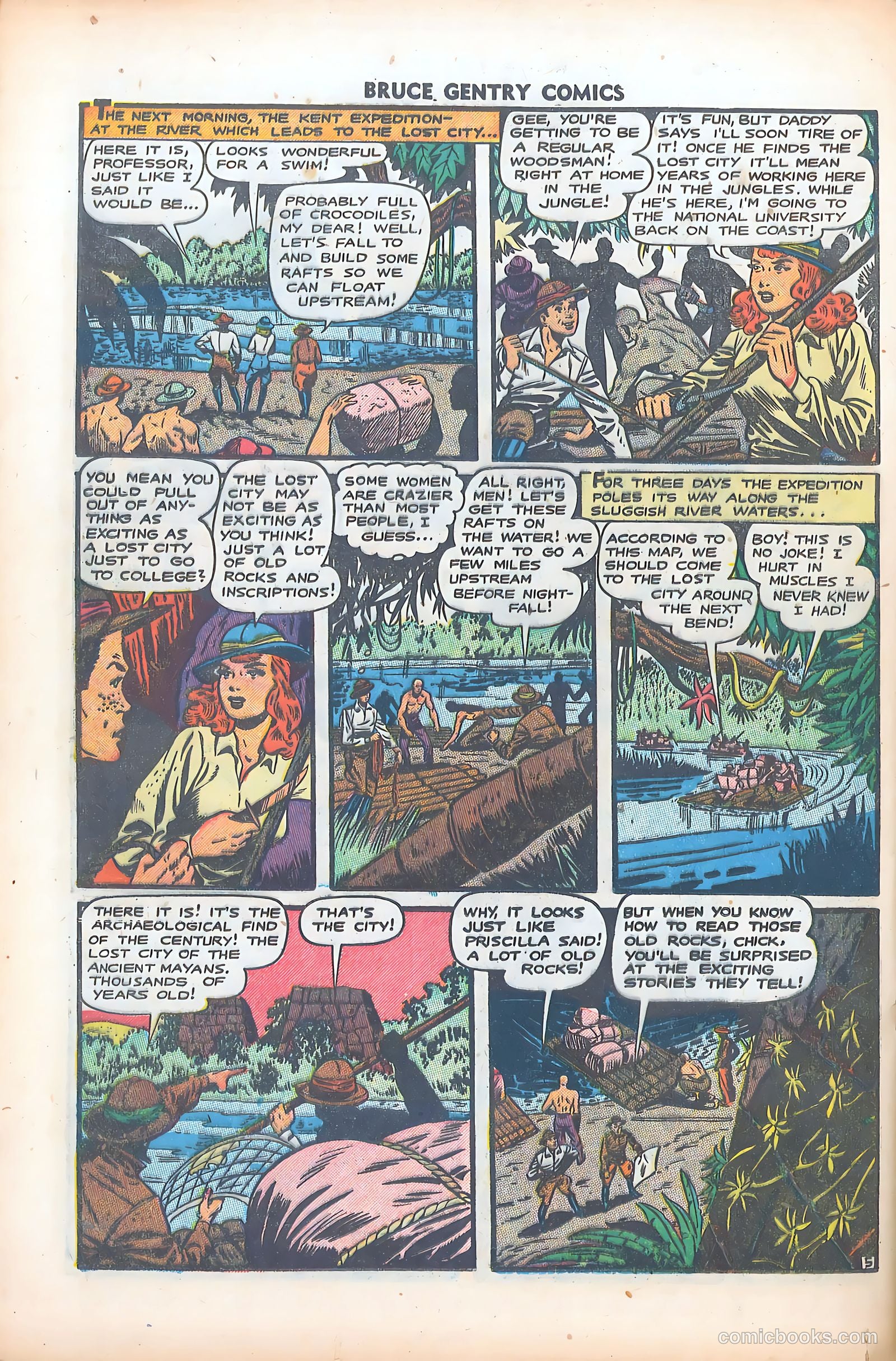 Bruce Gentry Comics #5 (1949) — page 24 of 36